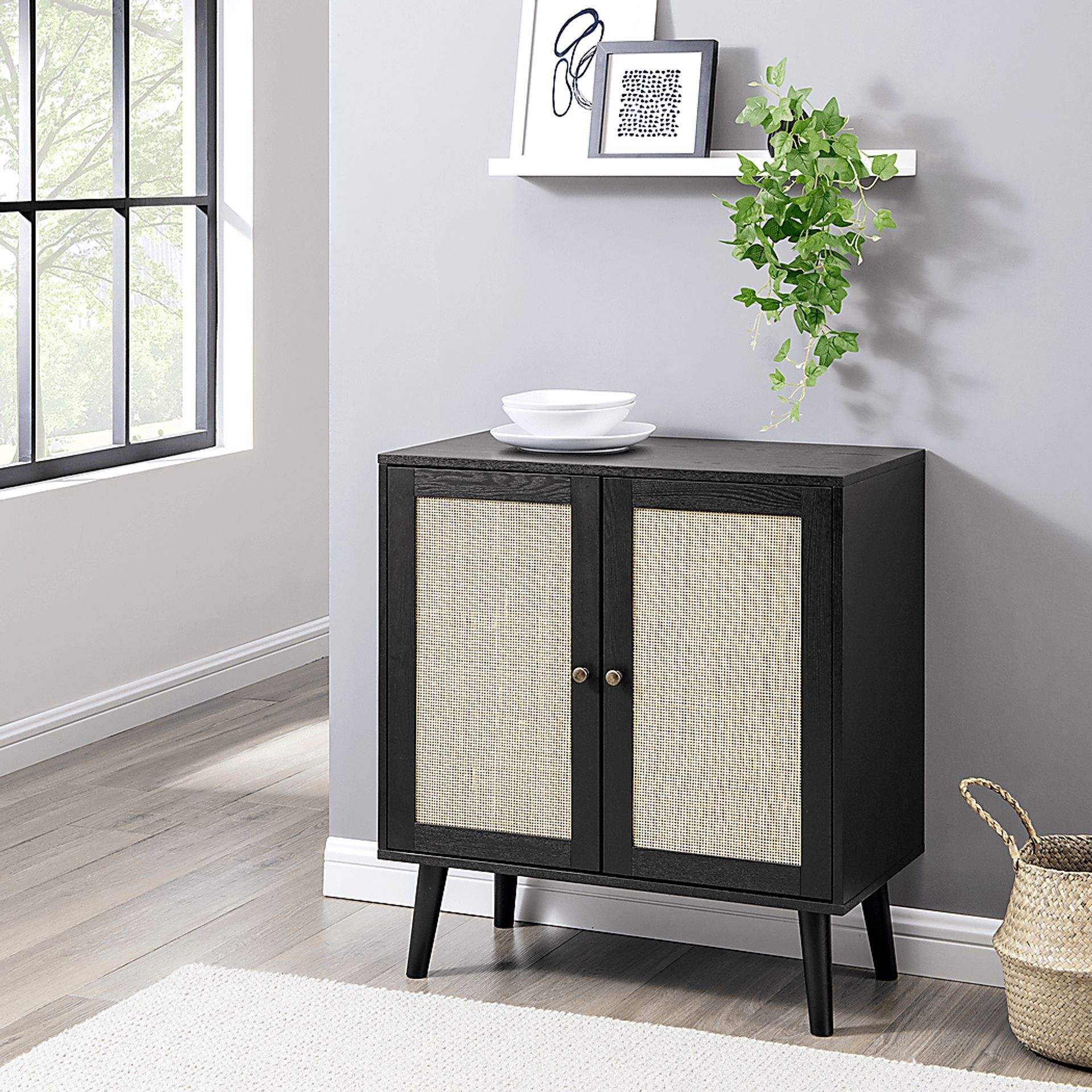 Woodsia Black Accent Cabinet - Image 3