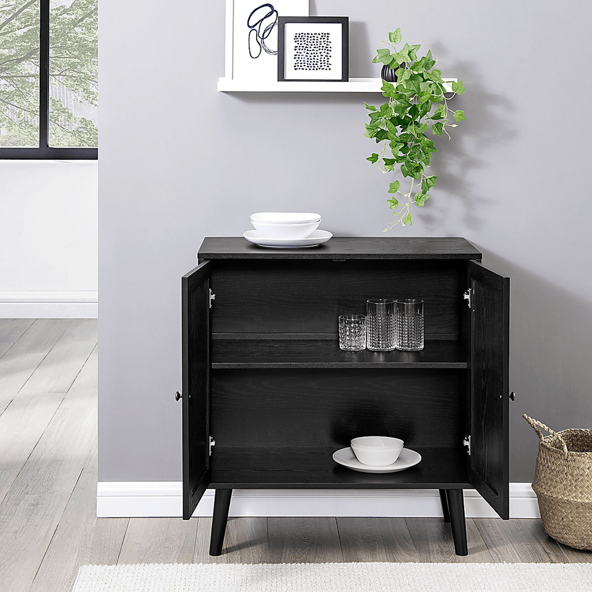 Woodsia Black Accent Cabinet - Image 4