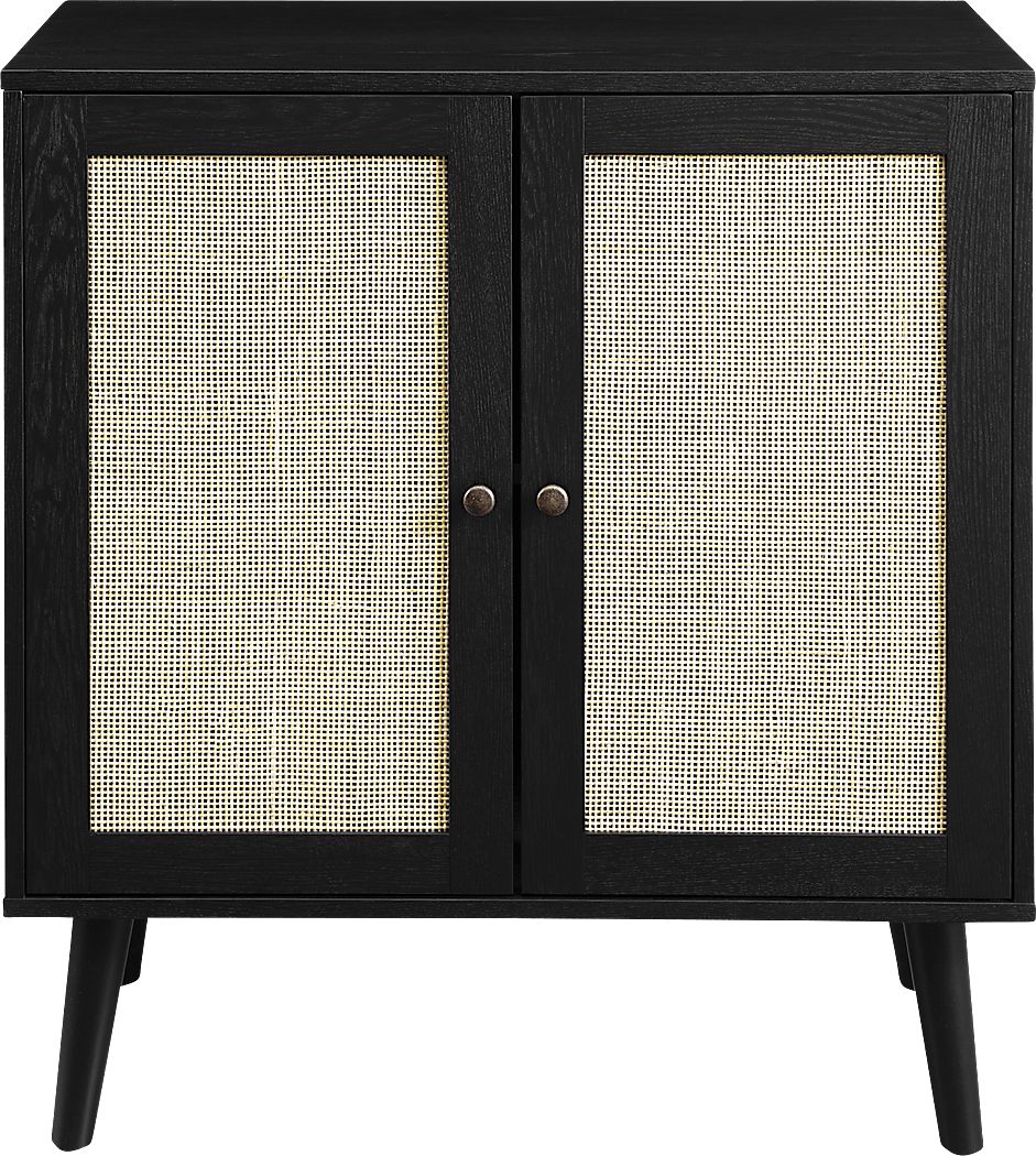 Woodsia Black Accent Cabinet - Rooms To Go