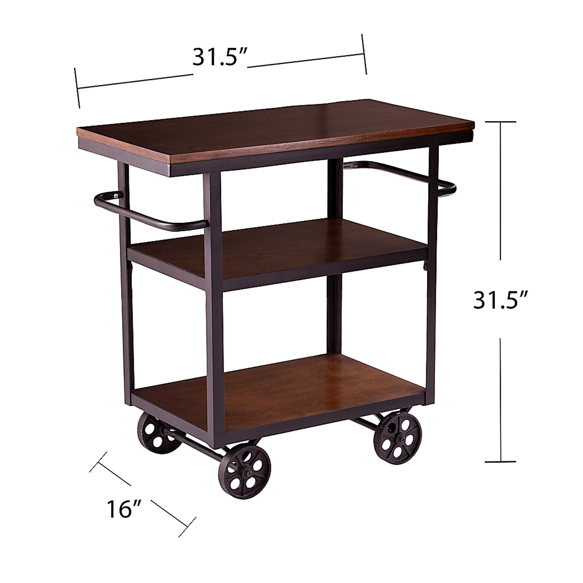 Woodslee Espresso Kitchen Island - Image 7