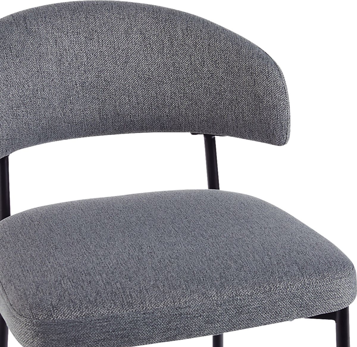 Woodsorrel Black Black,Colors Charcoal Black,Gray Polyester Fabric ...