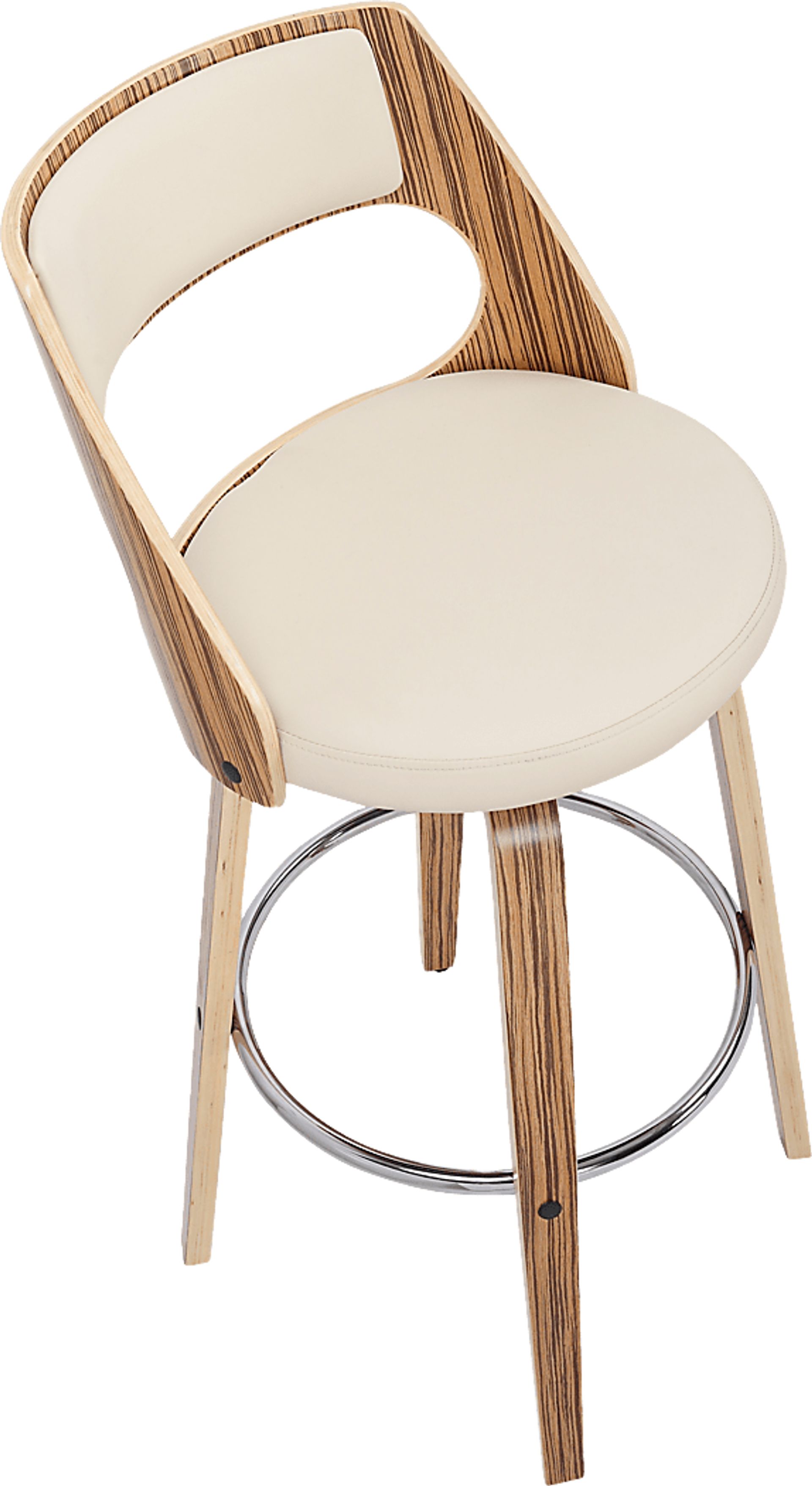 Woodstead Cream Barstool, Set of 2 - Image 12