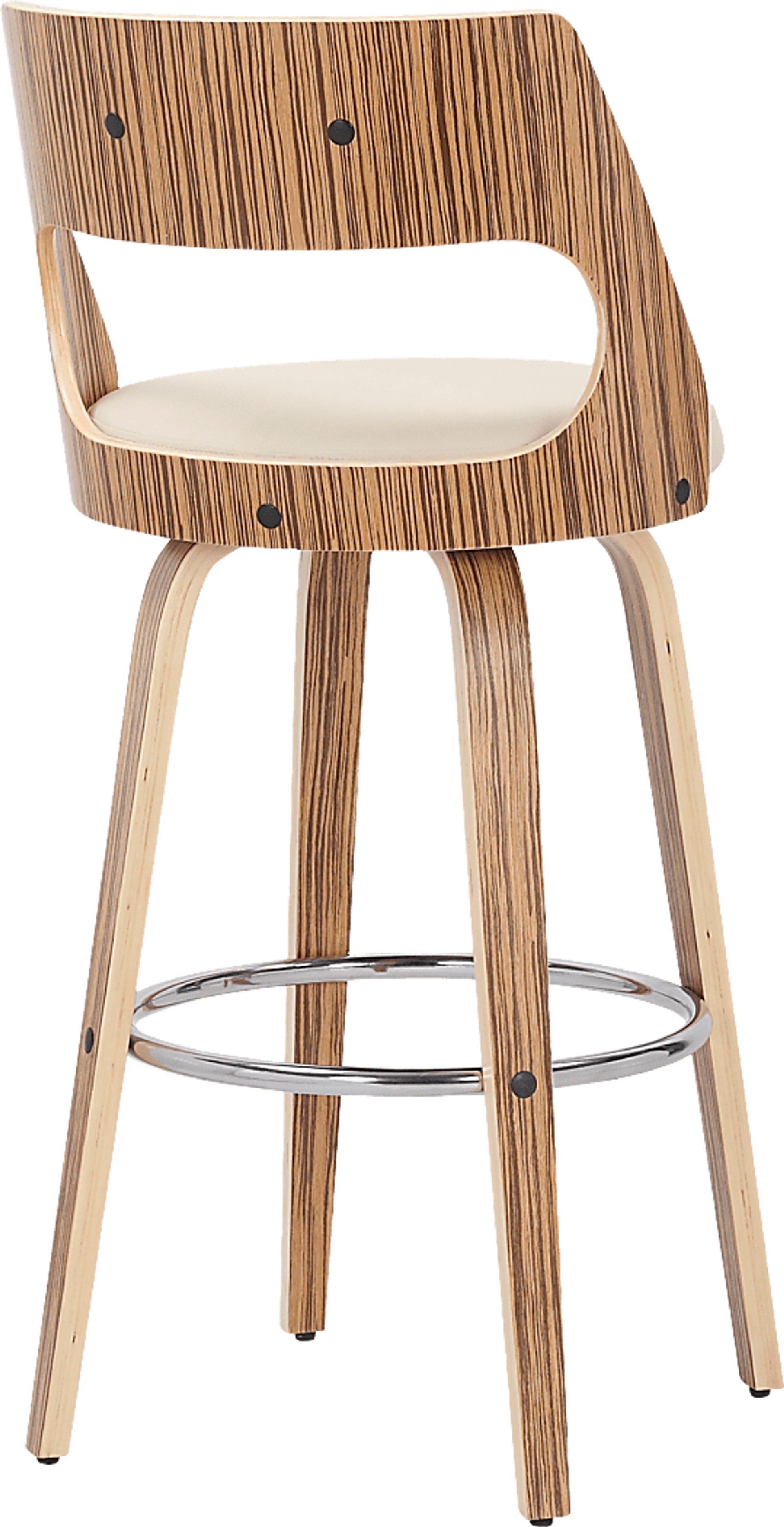 Woodstead Cream Barstool, Set of 2 - Image 9