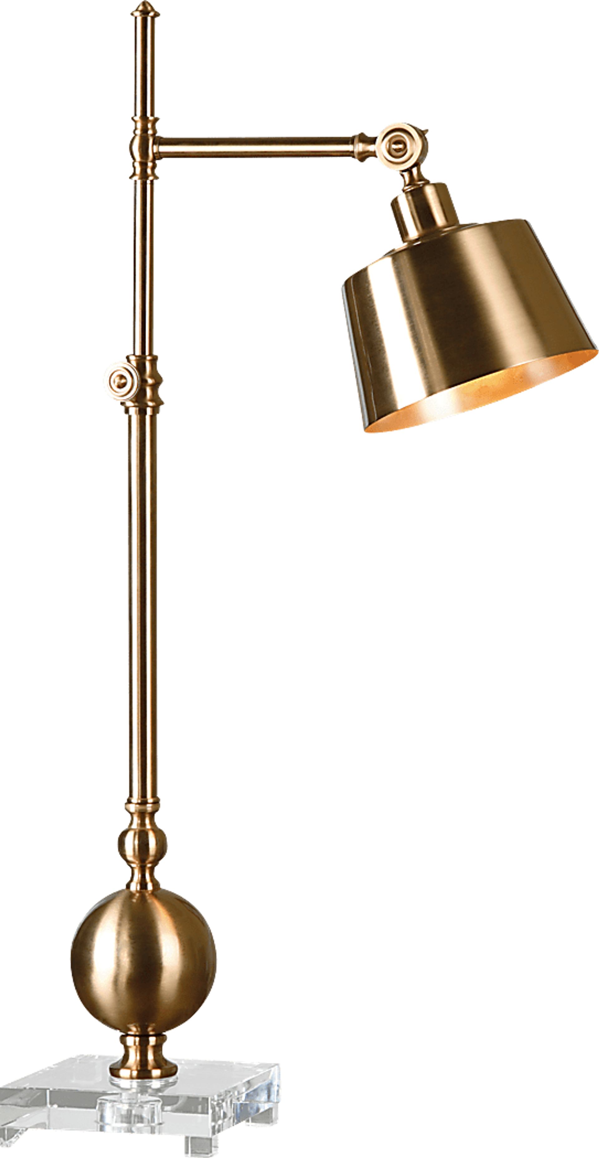 Woodview Street Brass Lamp - Image 1