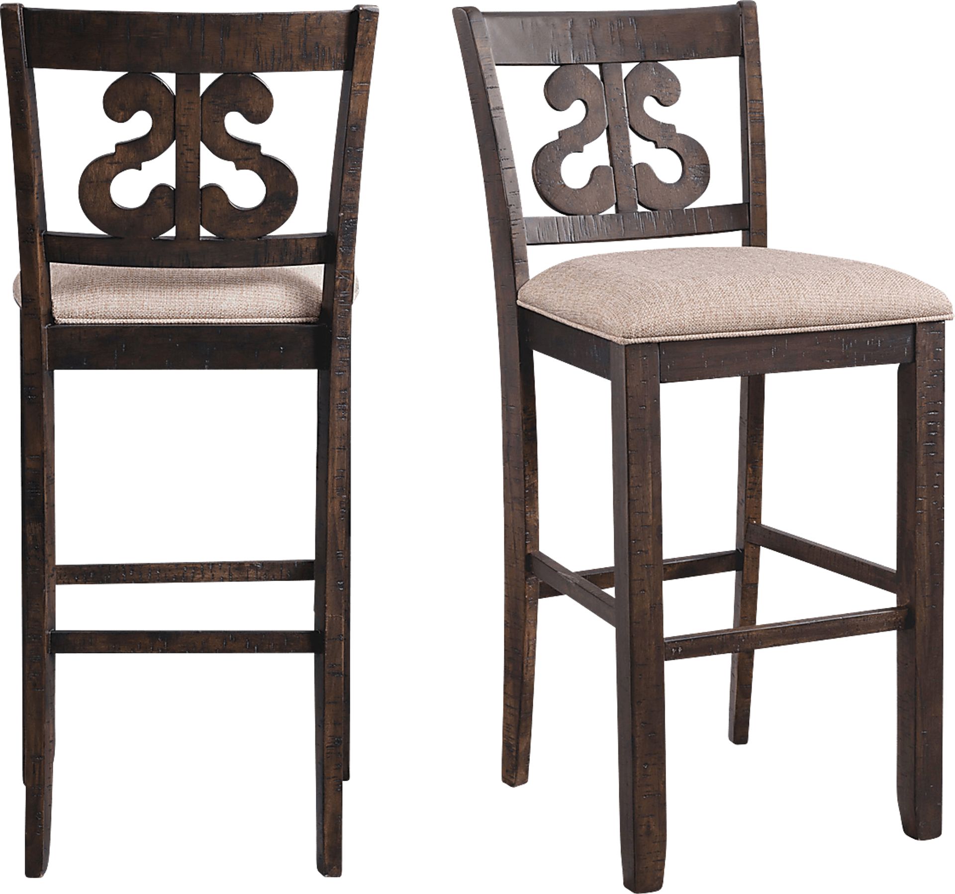 Woodvine Brown Bar Stool Set - Image 1