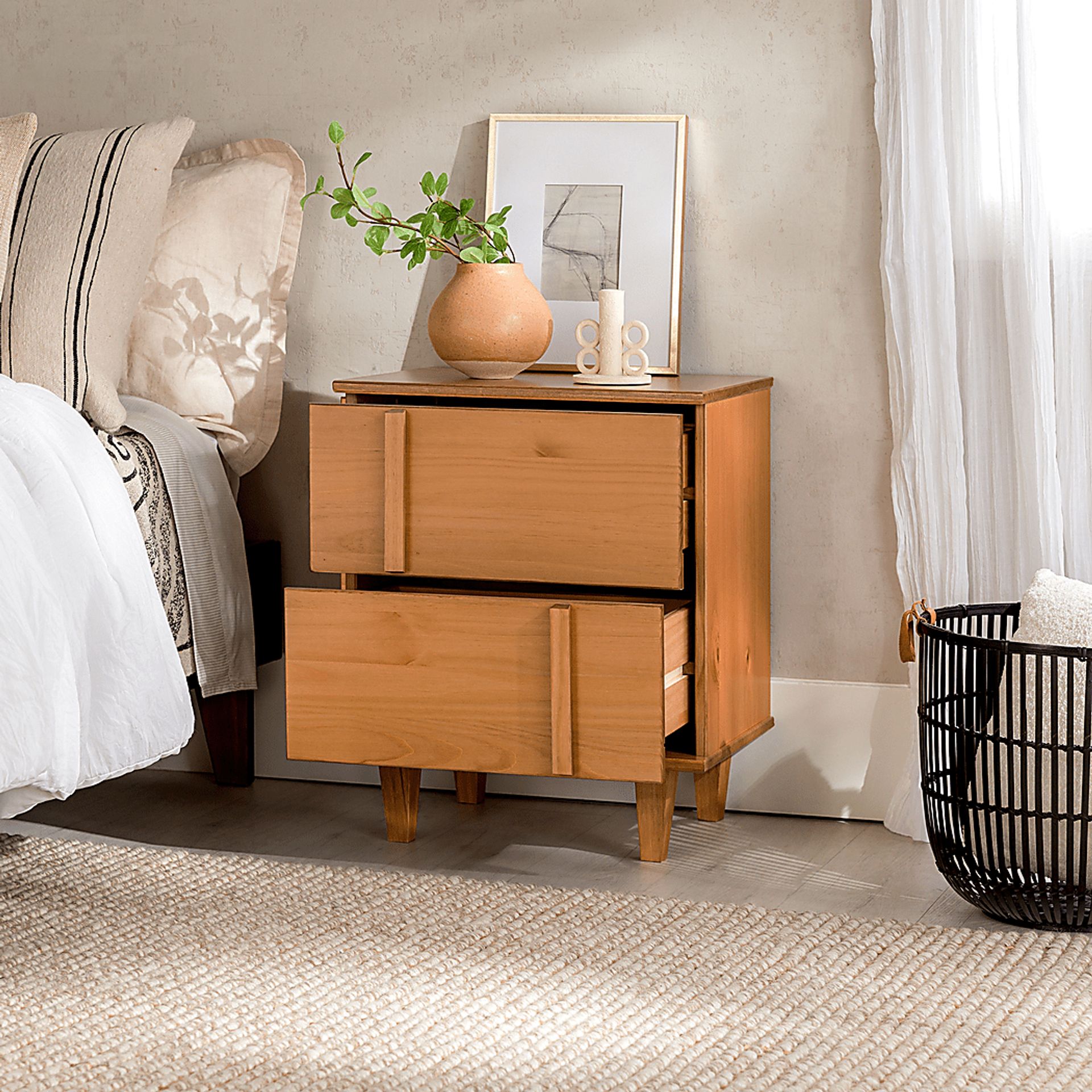 Woodviolet Caramel Nightstand - Image 4