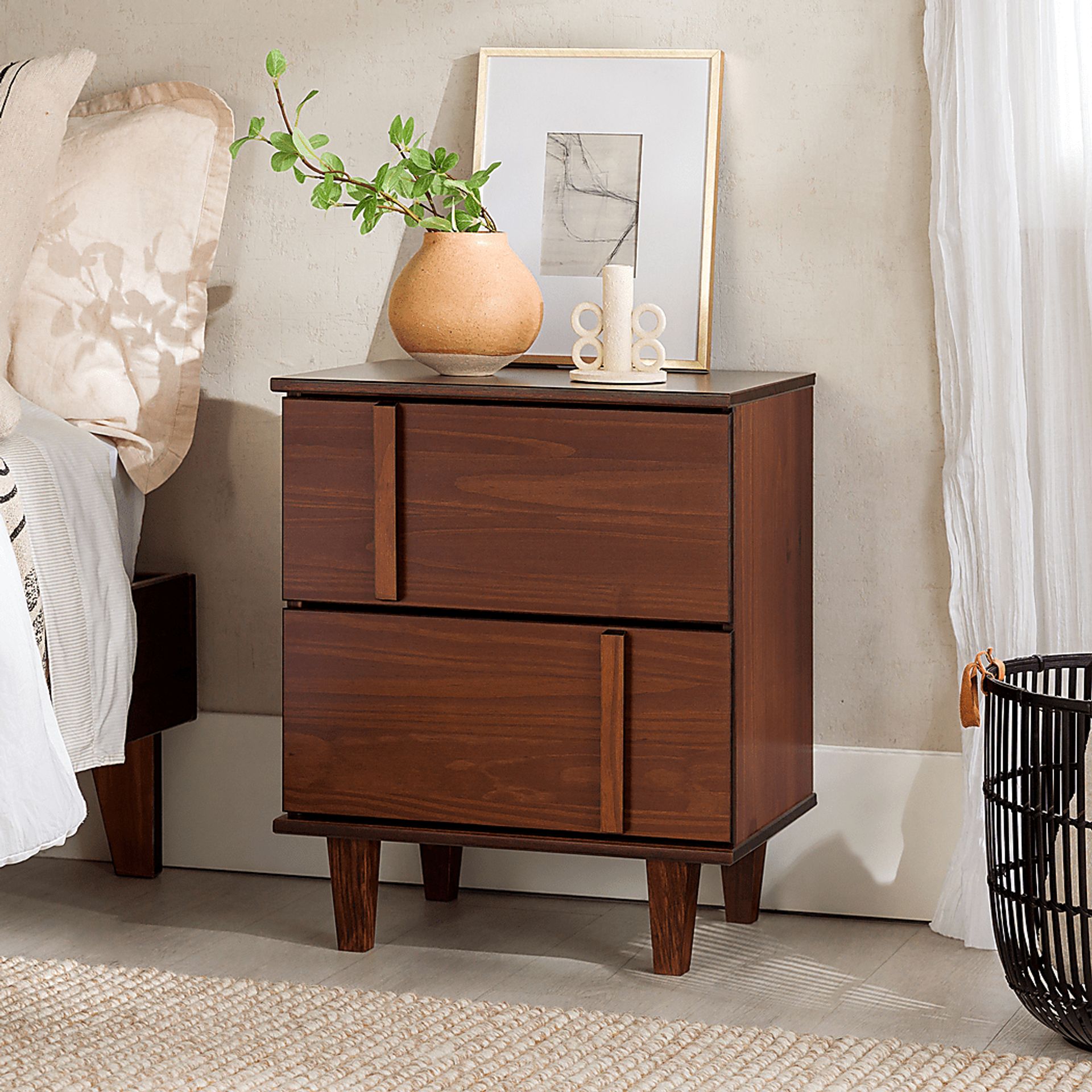 Woodviolet Walnut Nightstand - Image 3