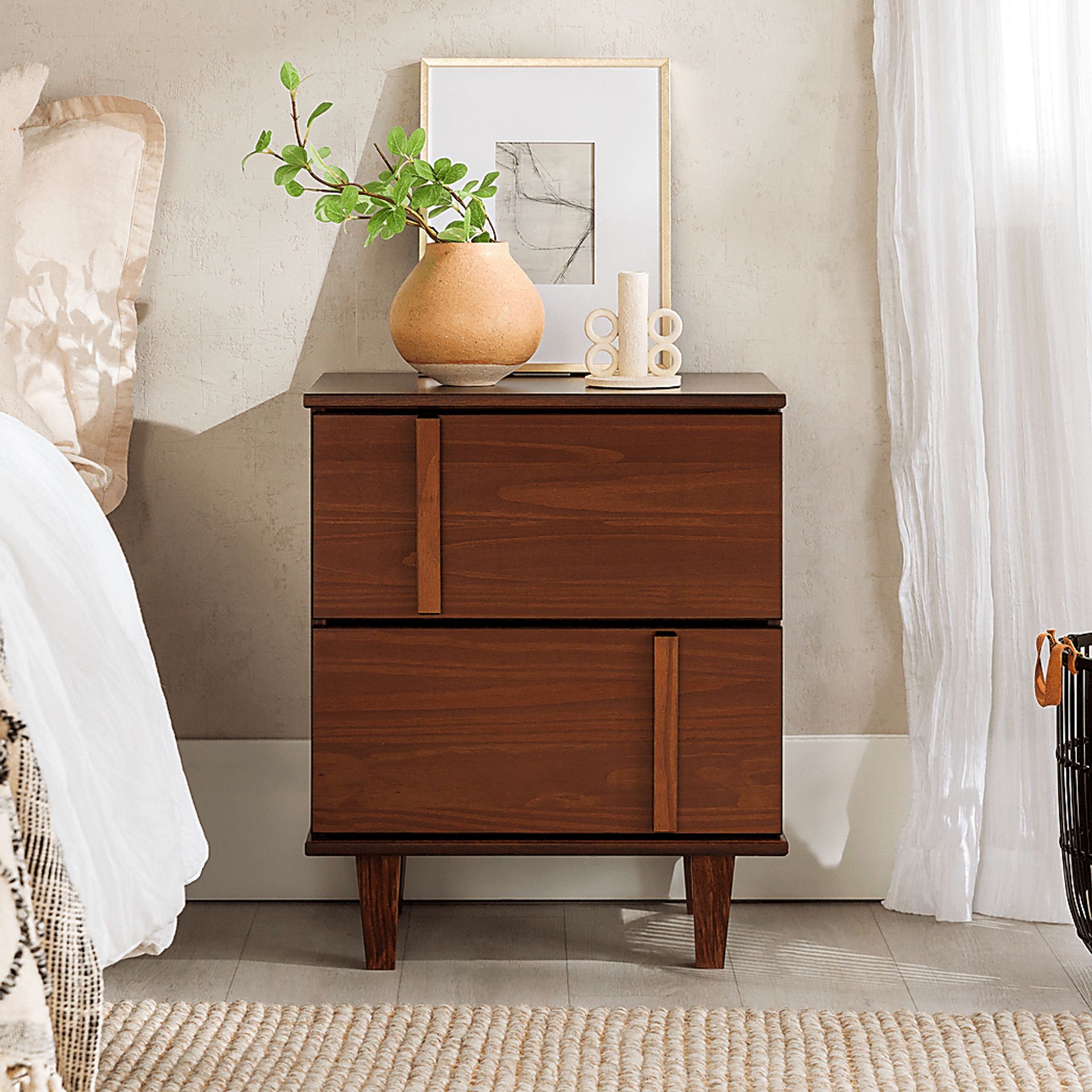 Woodviolet Walnut Nightstand - Image 4