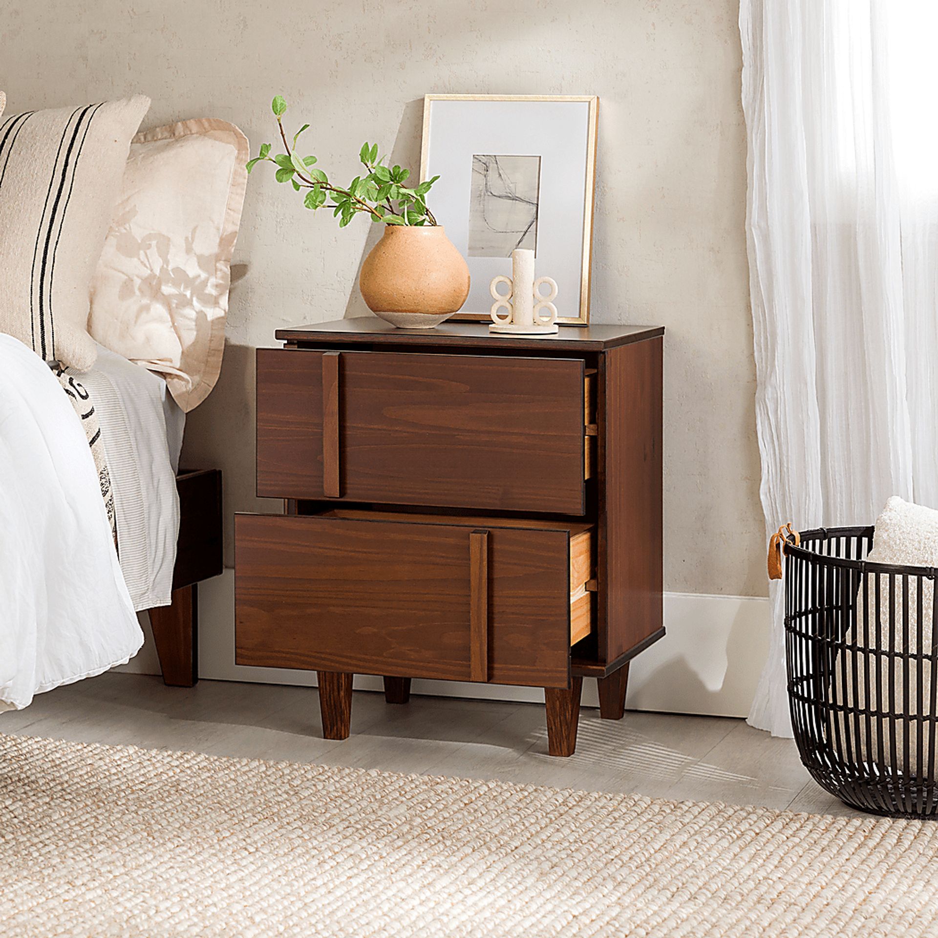 Woodviolet Walnut Nightstand - Image 5