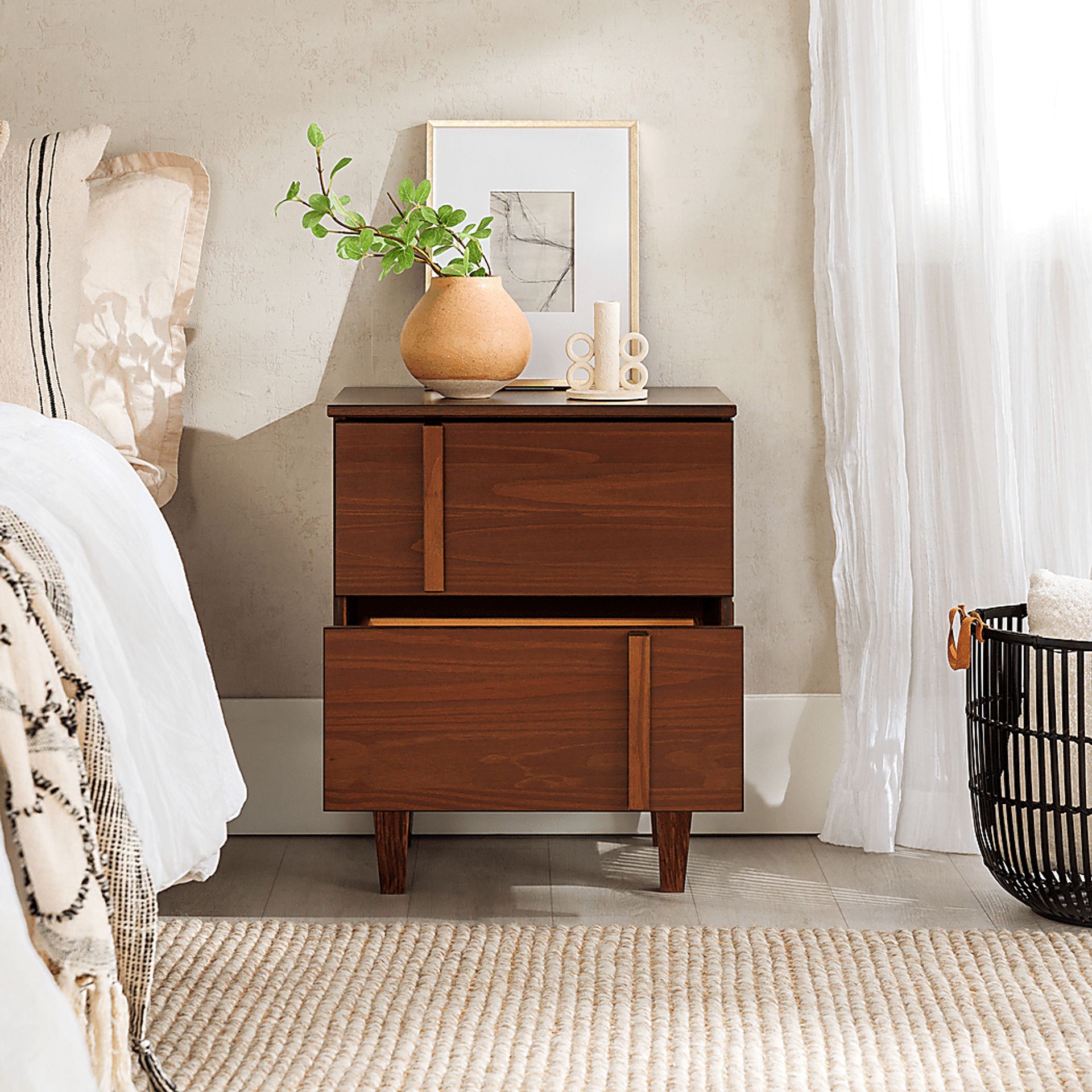 Woodviolet Walnut Nightstand - Image 6