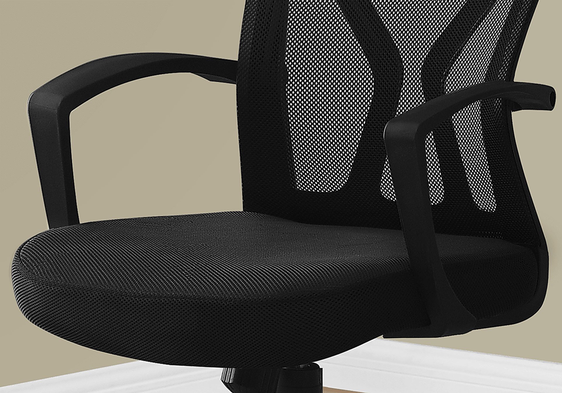 Woodwardia Black Office Chair - Image 3