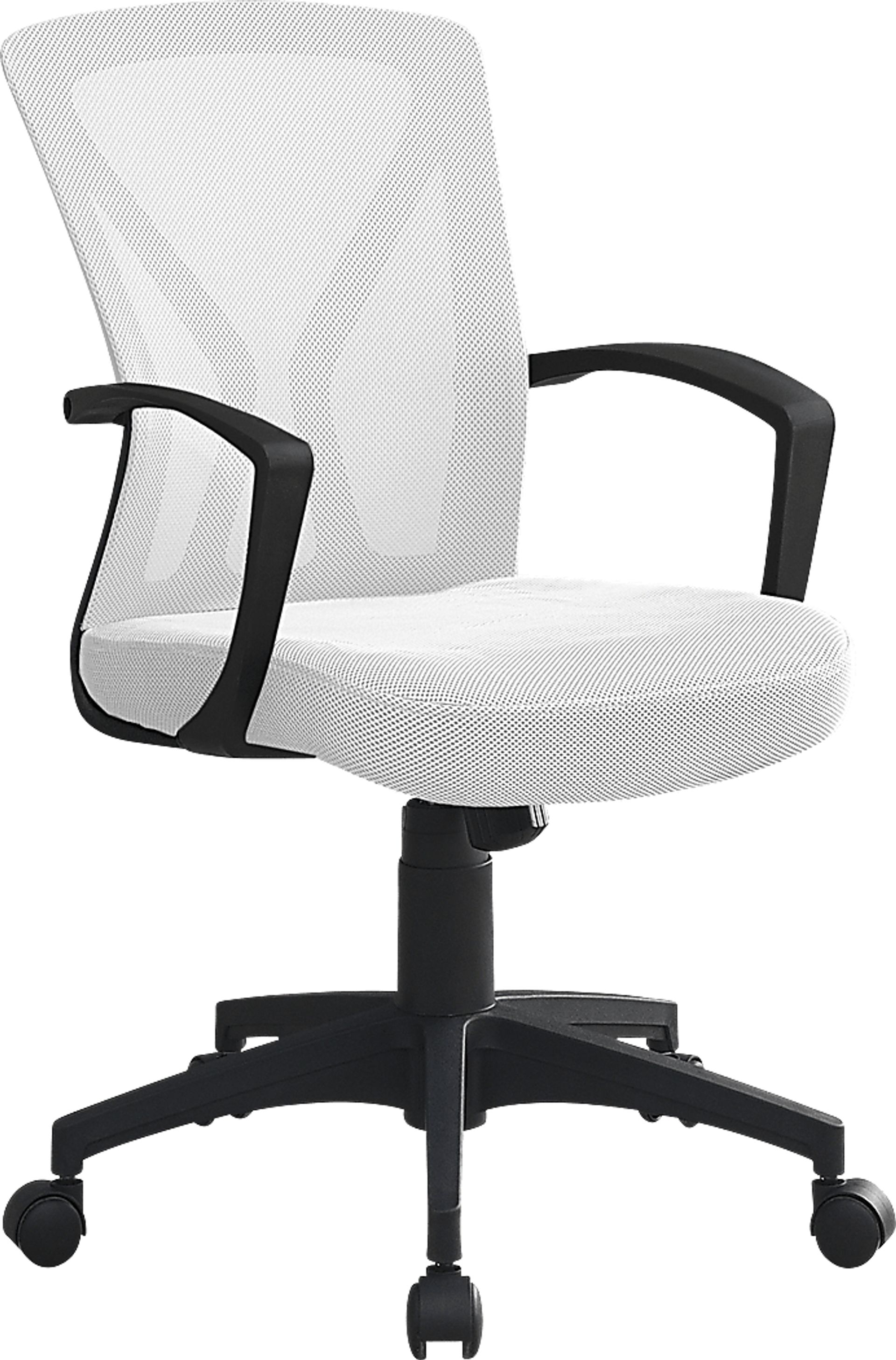 Woodwardia White Office Chair - Image 1