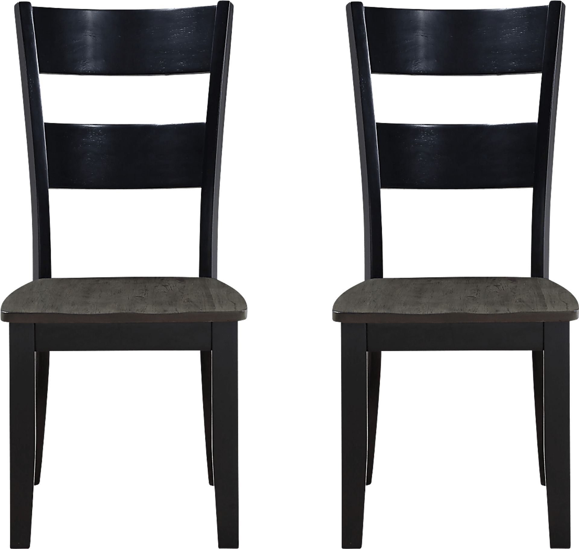 Woodybrook Black Side Chair, Set of 2 - Image 2