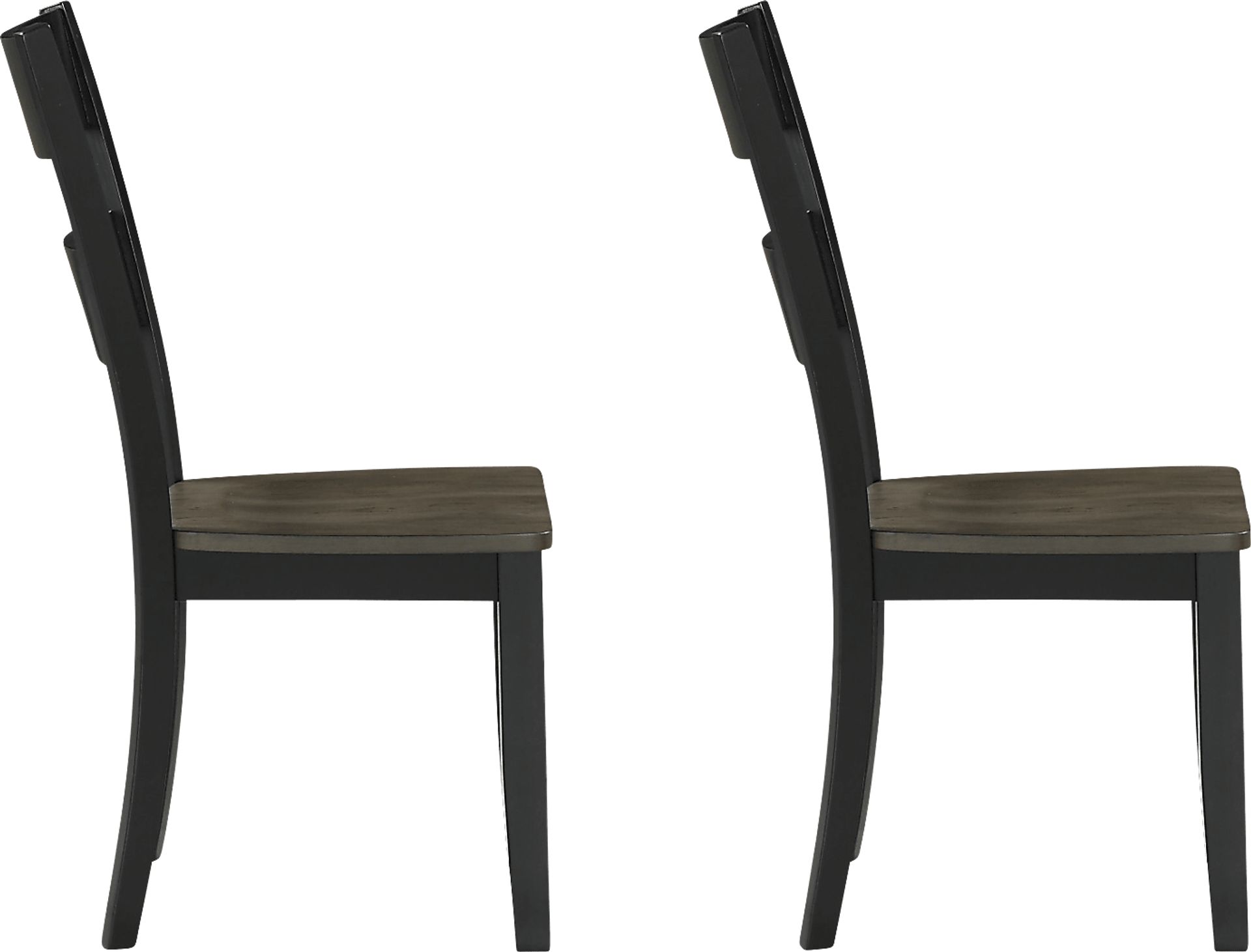Woodybrook Black Side Chair, Set of 2 - Image 3