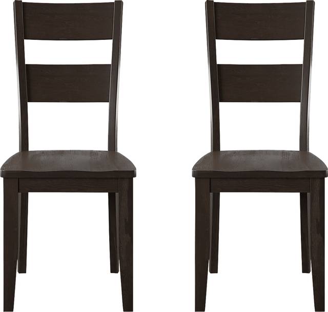 Woodybrook Brown Side Chair, Set of 2 - Thumbnail - Image 2