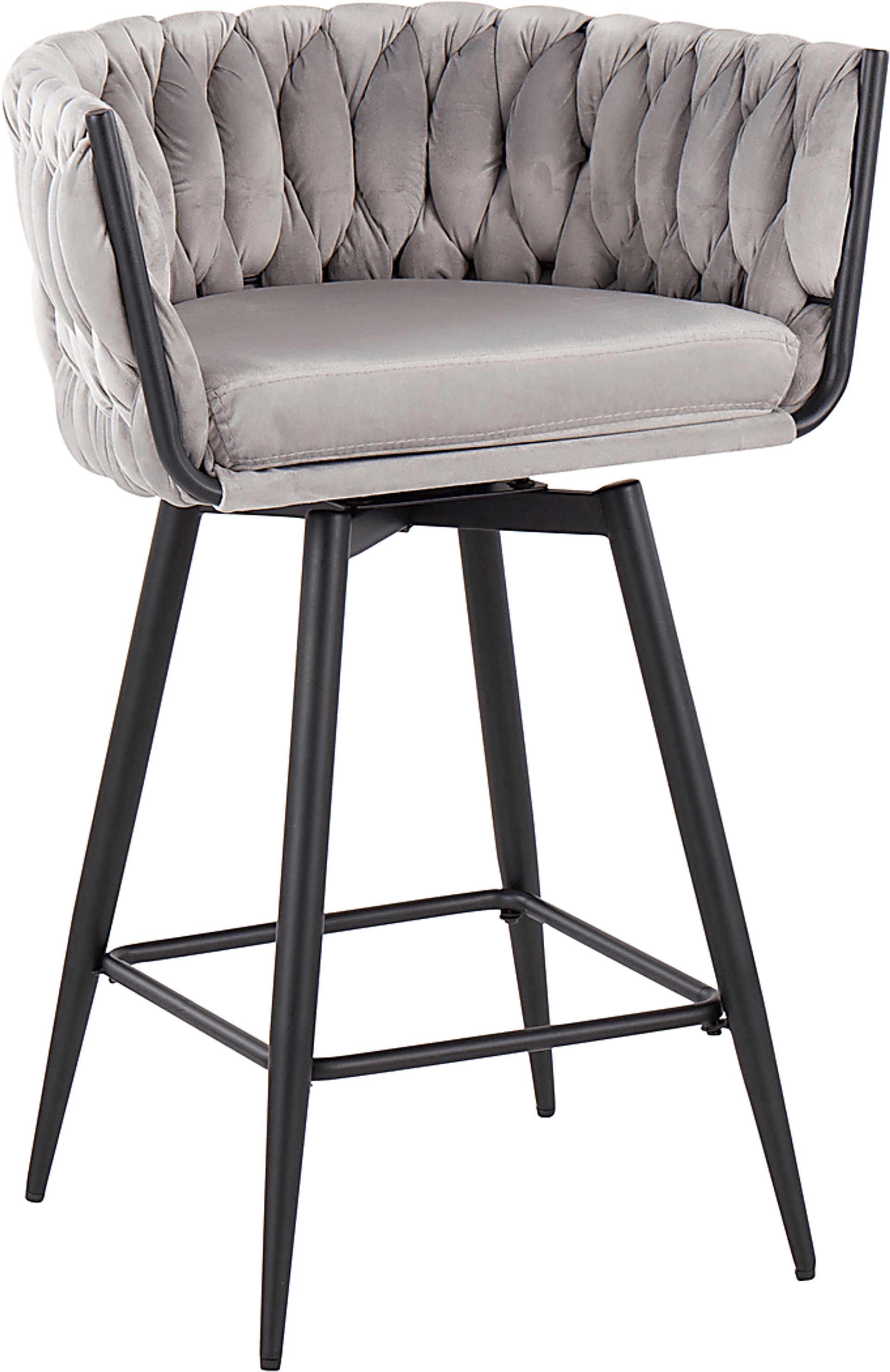 Wooldridge Silver Counter Height Stool, Set of 2 - Image 2