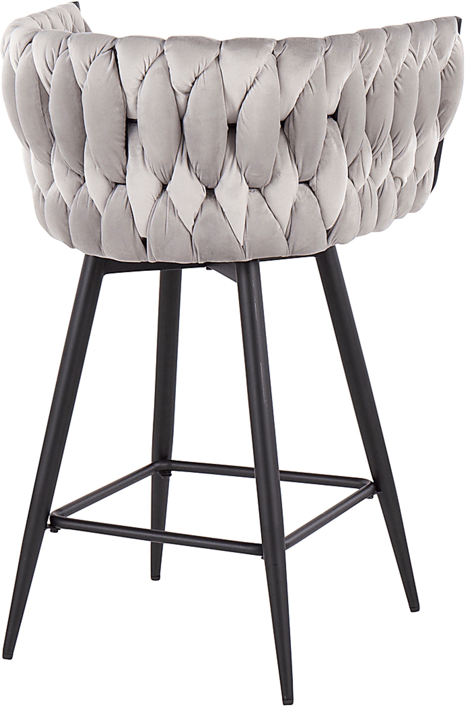 Wooldridge Silver Counter Height Stool, Set of 2 - Image 4