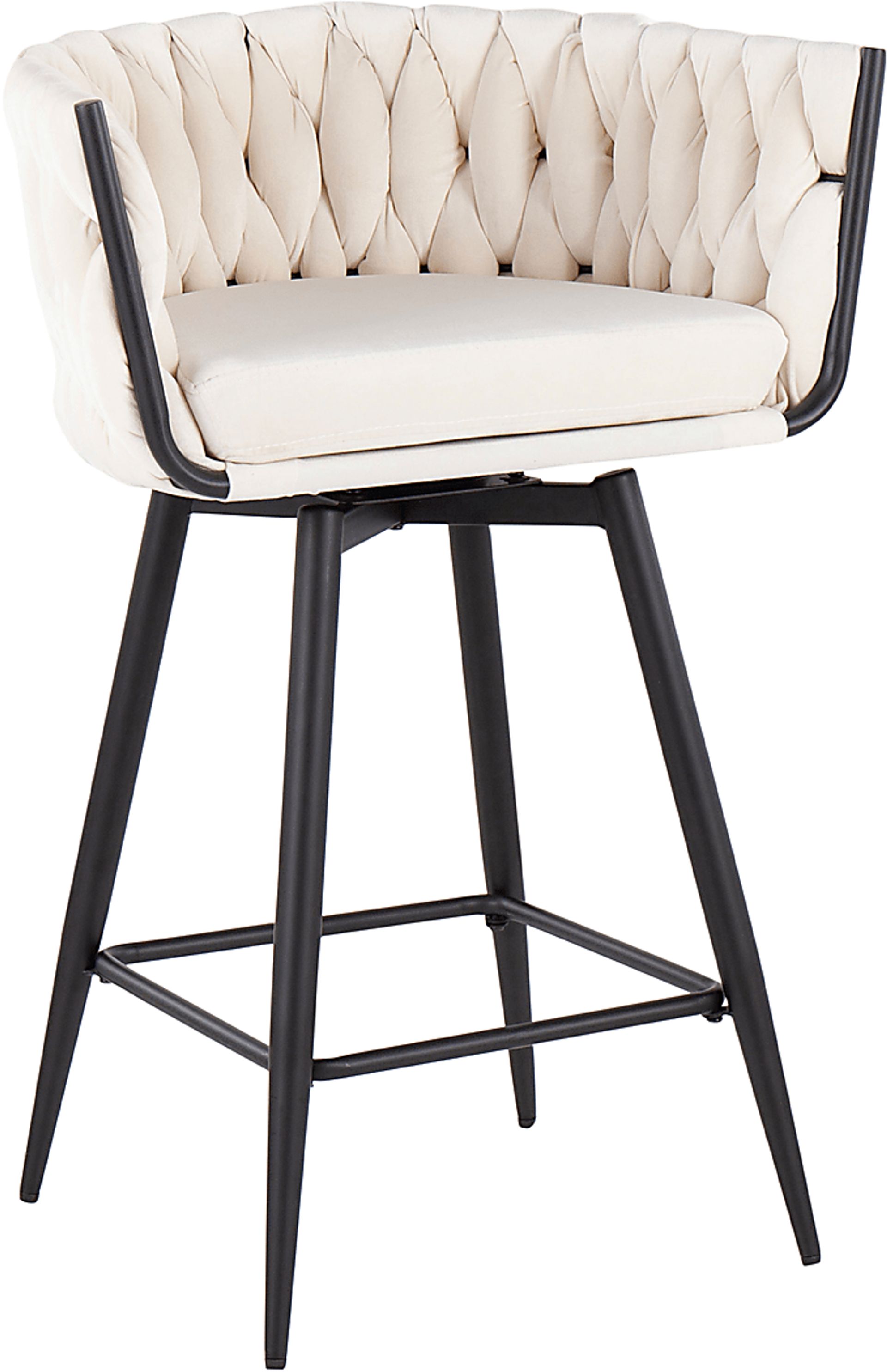 Wooldridge White Counter Height Stool, Set of 2 - Image 2