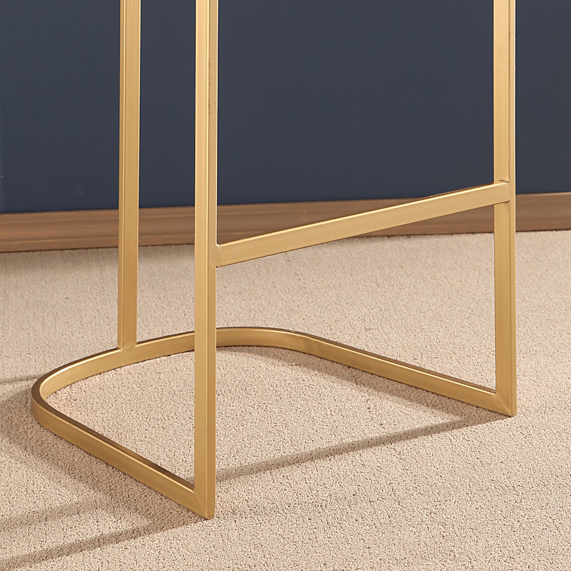 Woolin White Barstool - Image 4