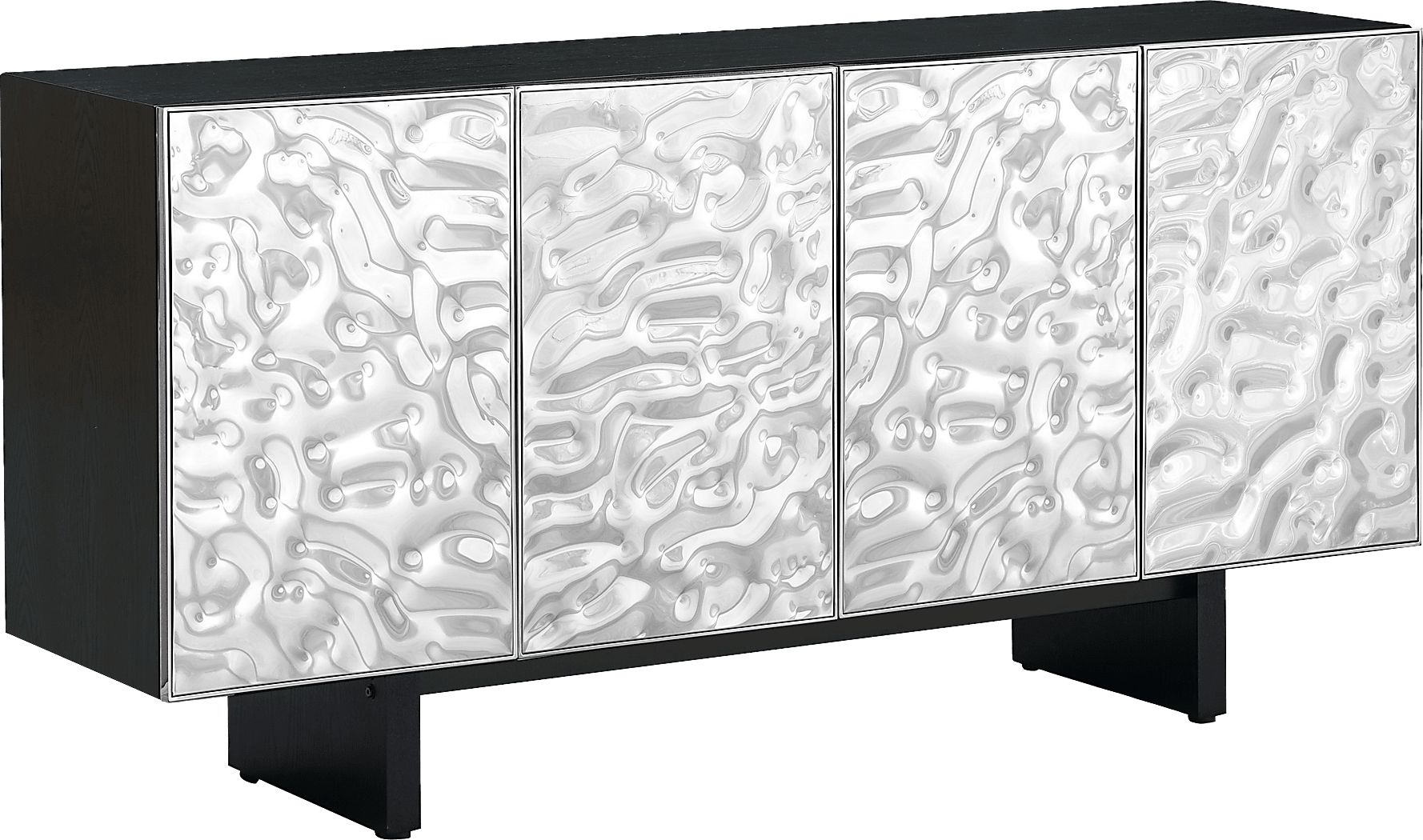 Wooliver Silver Credenza
