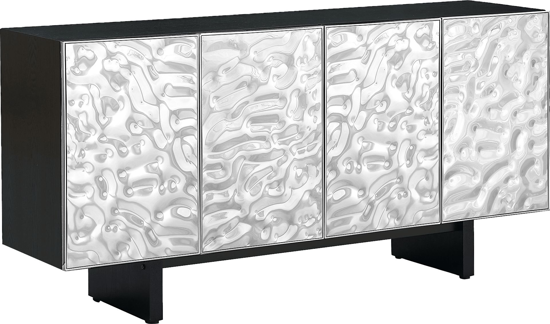 Wooliver Silver Credenza - Image 1
