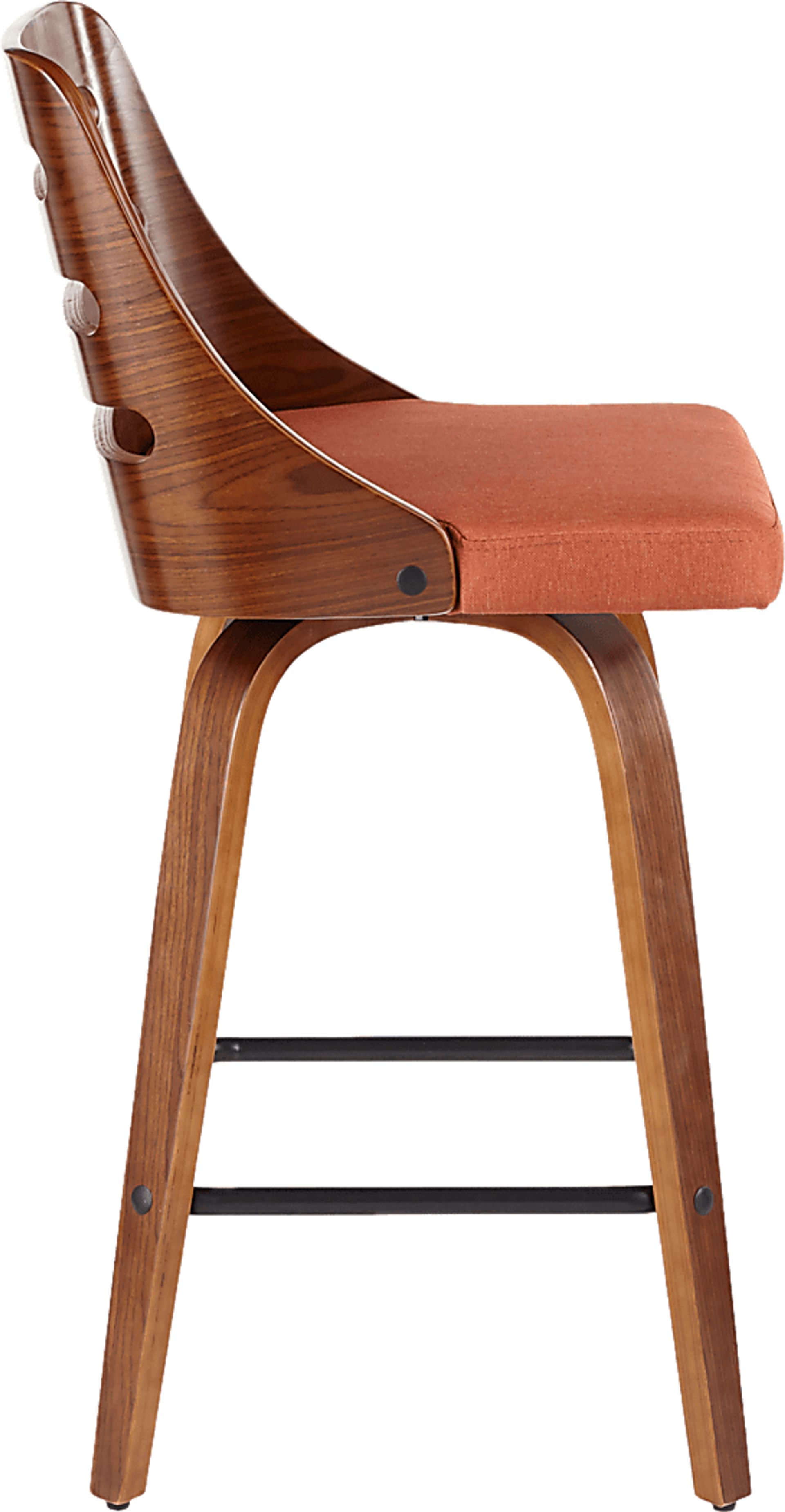 Woolwich Orange Counter Height Stool, Set of 2 - Image 5