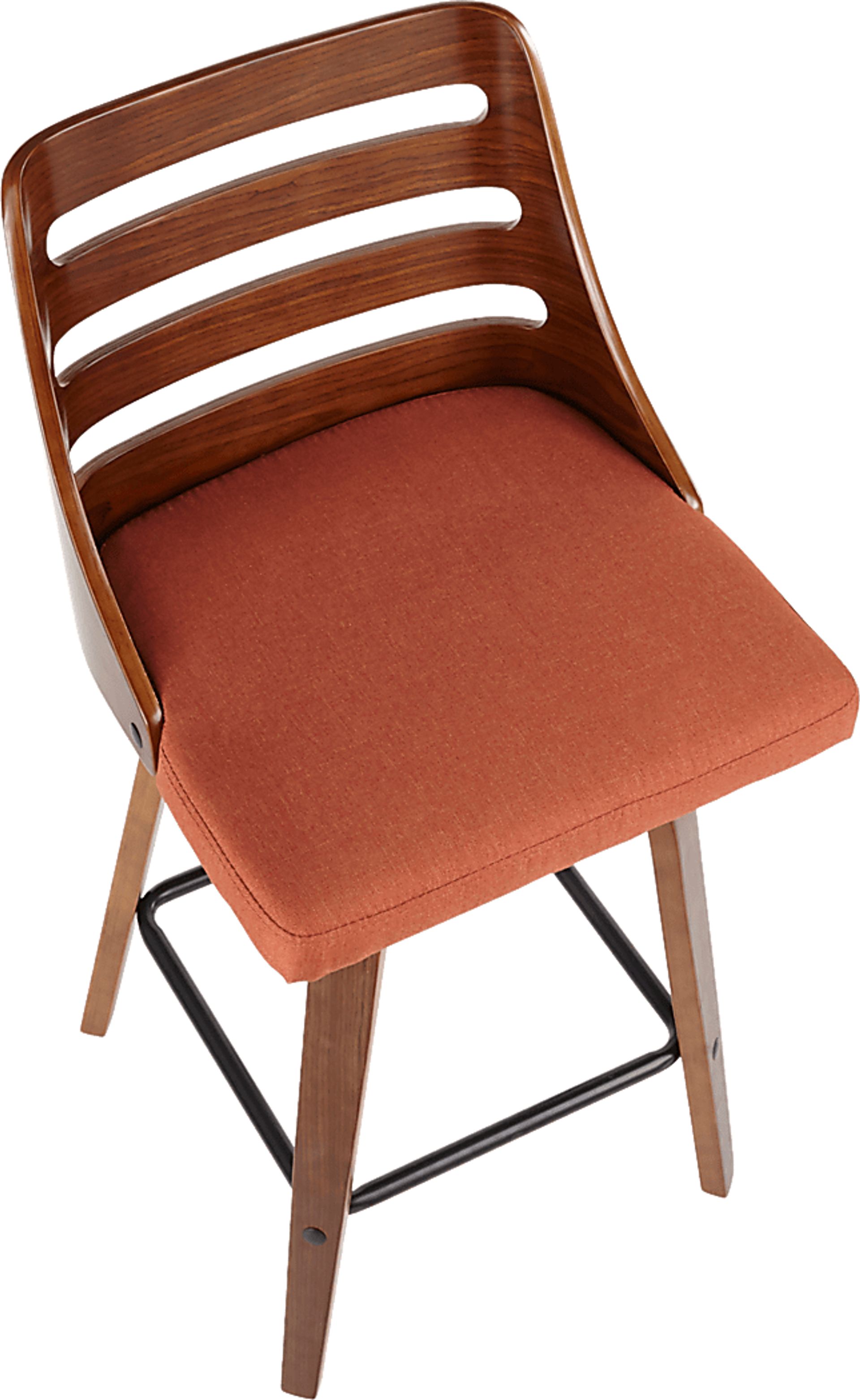 Woolwich Orange Counter Height Stool, Set of 2 - Image 6