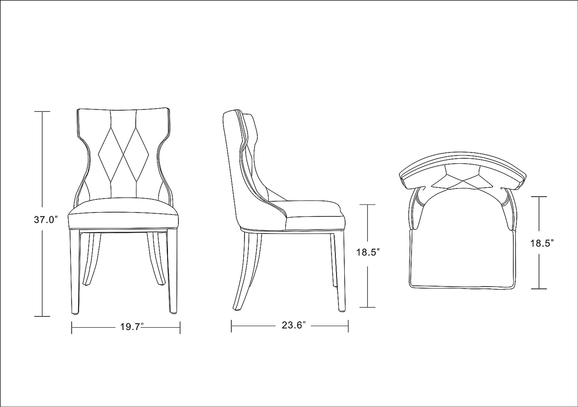 Worlddale Black Side Chair, Set of 2 - Image 4