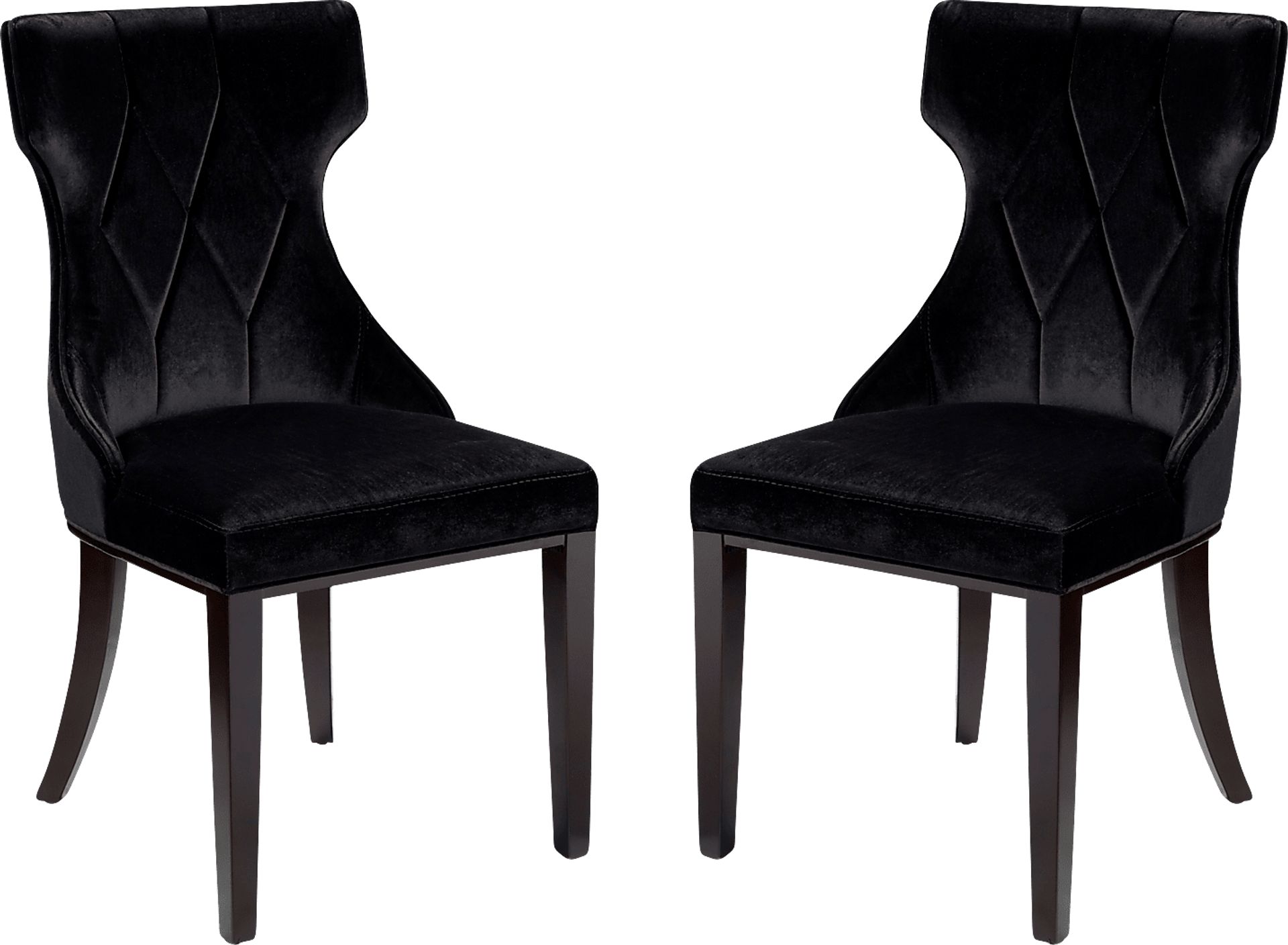 Worlddale Black Side Chair, Set of 2 - Image 1