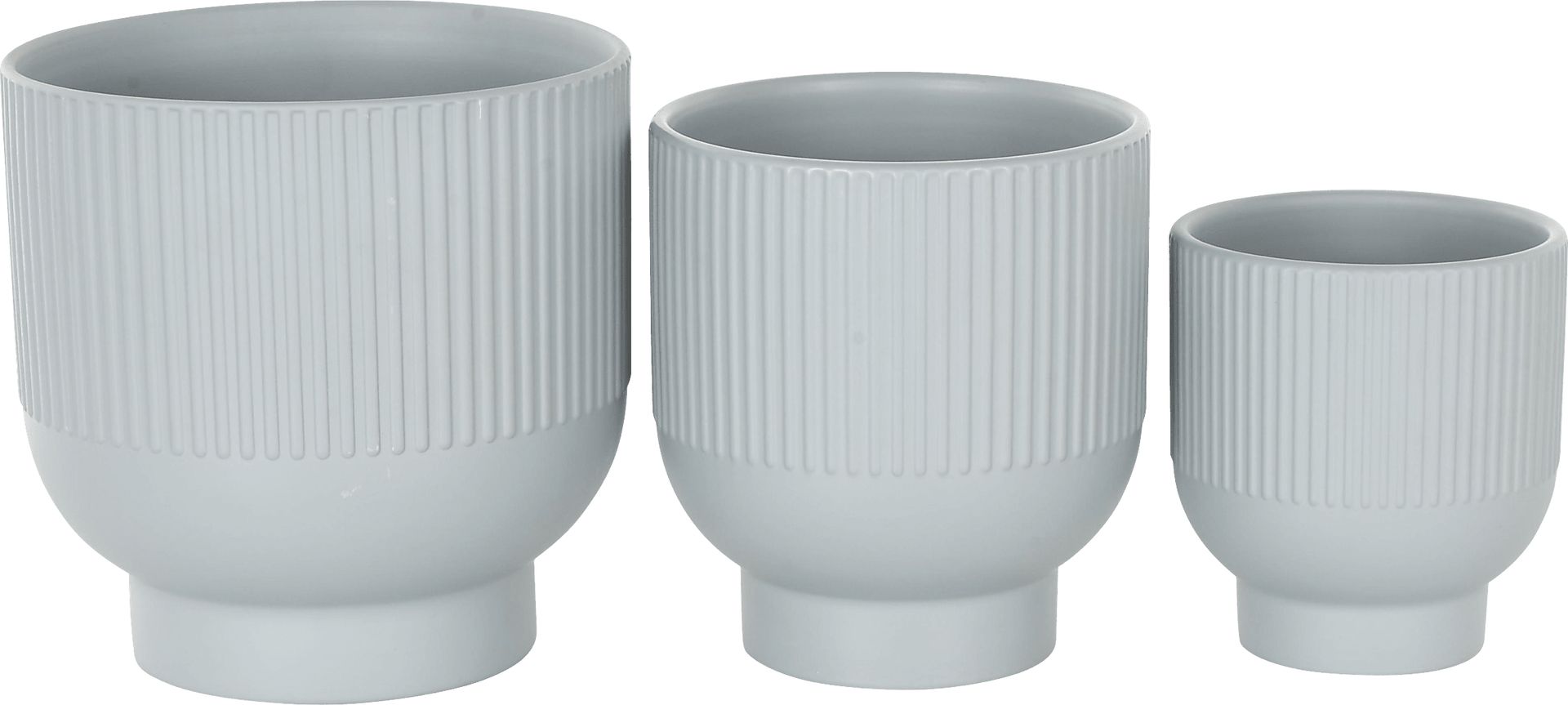 Vinecast Light Blue Planter, Set of 3 - Image 5