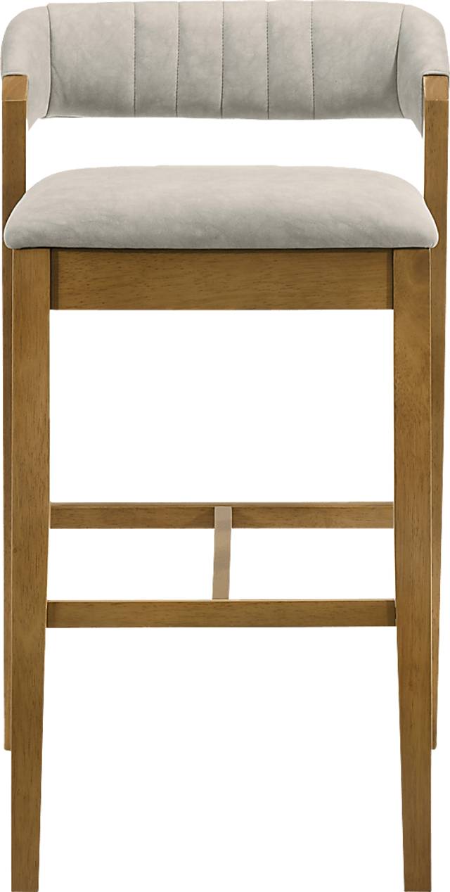 Worldwood I Brown and Cream Counter Height Stool - Thumbnail - Image 6