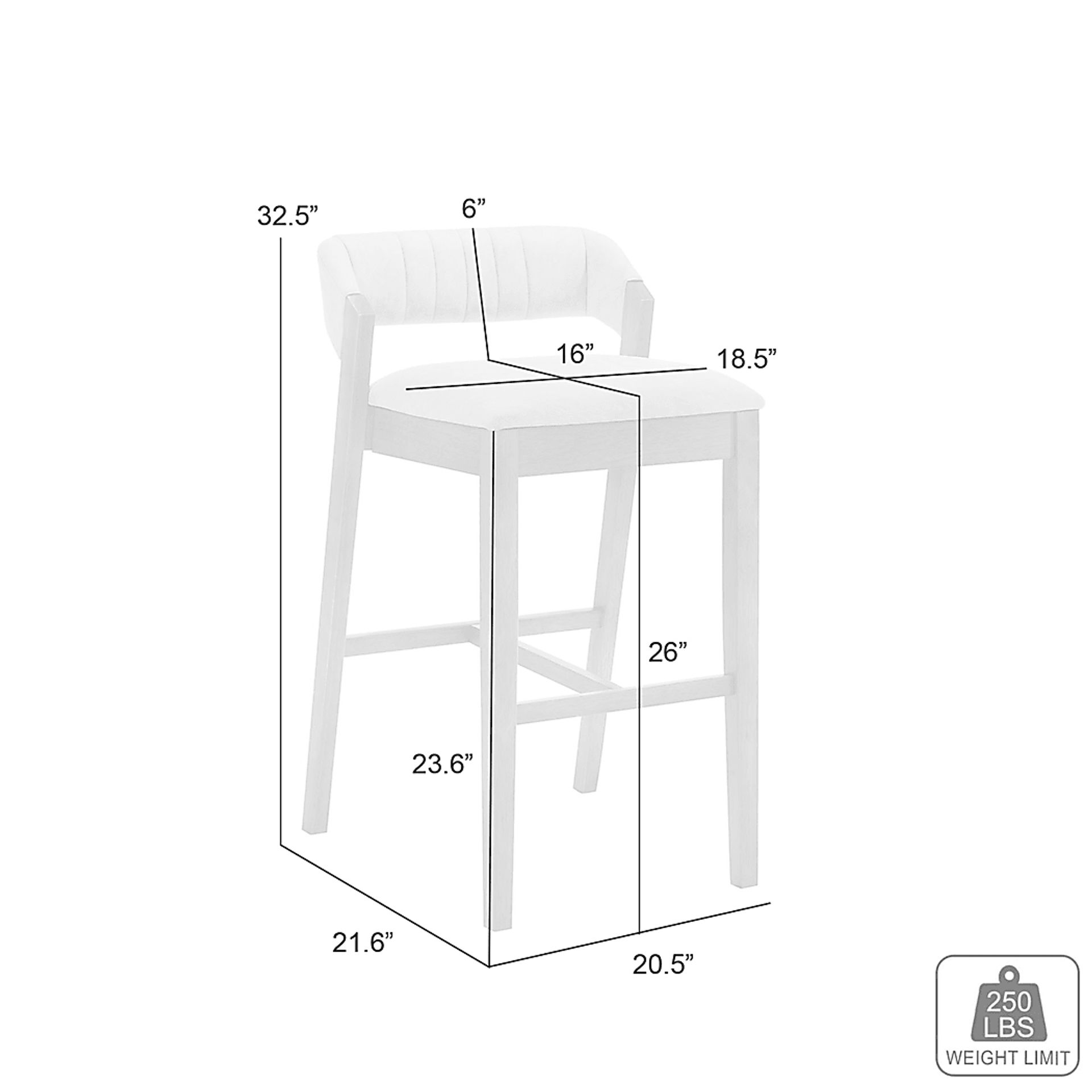 Worldwood I Brown and Cream Counter Height Stool - Image 8