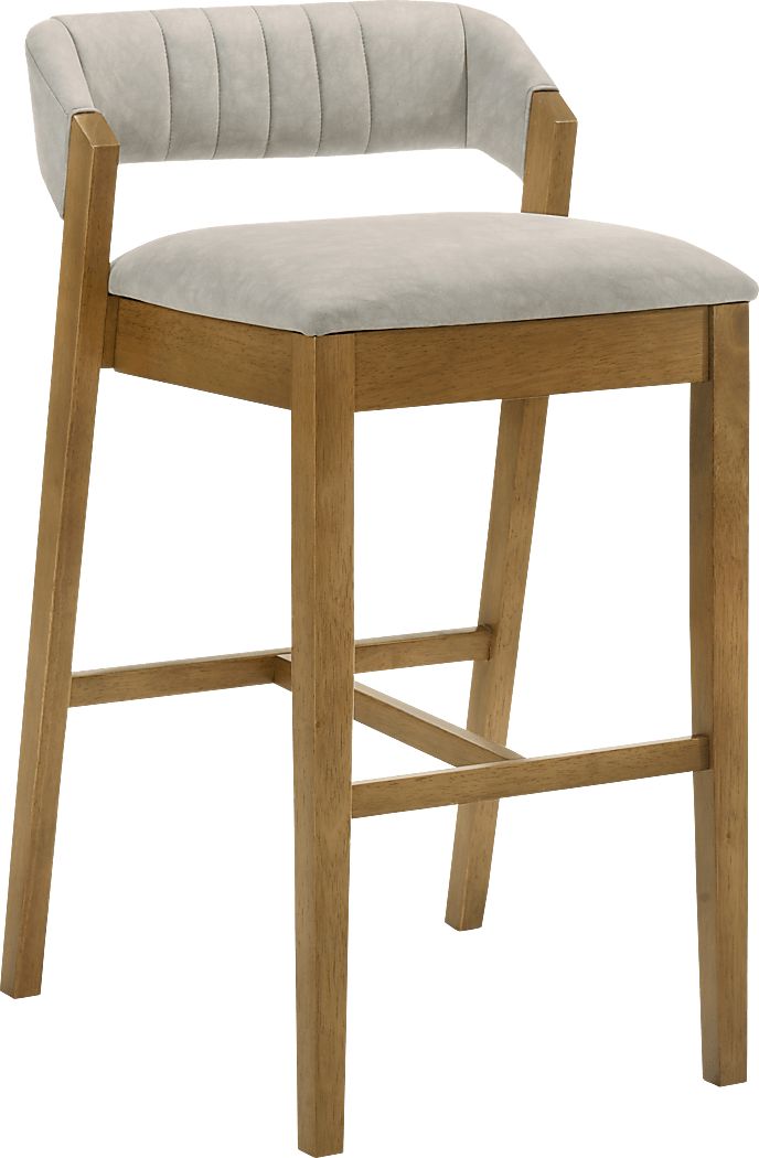 Worldwood II Brown and Gray Barstool