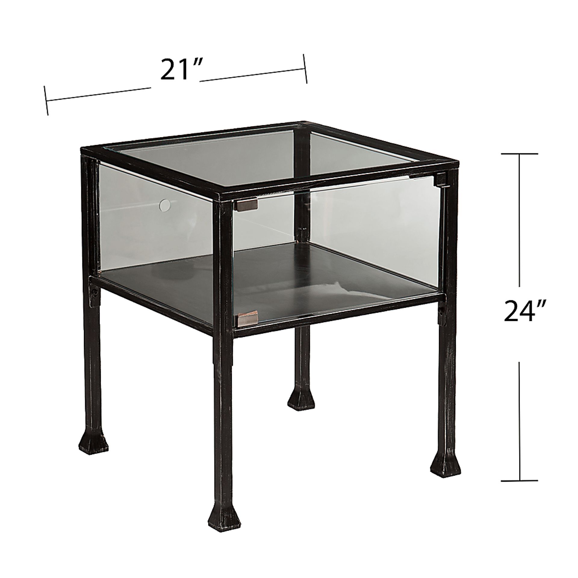 Worston Black End Table - Image 4