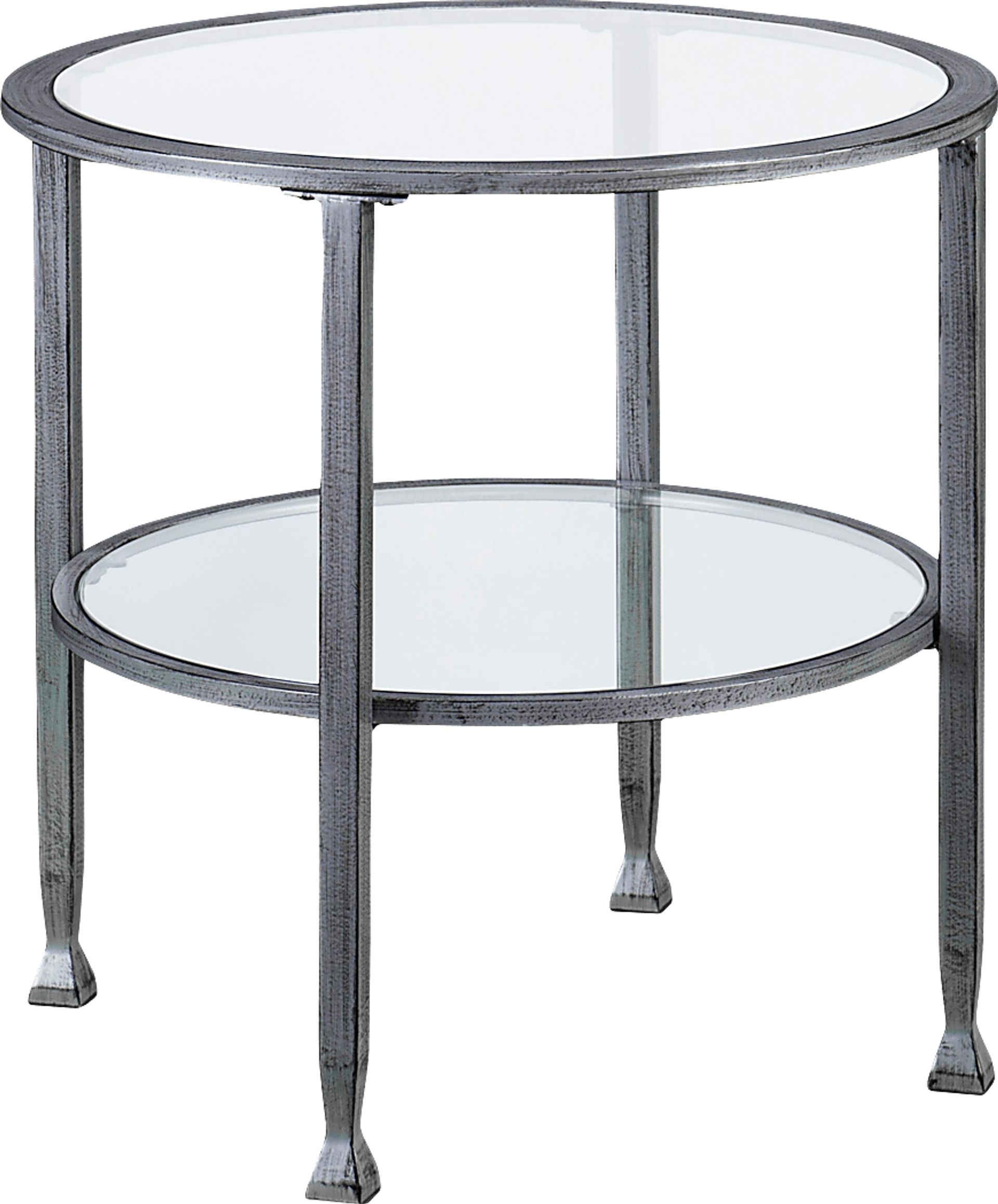 Worston Silver Round End Table - Image 4