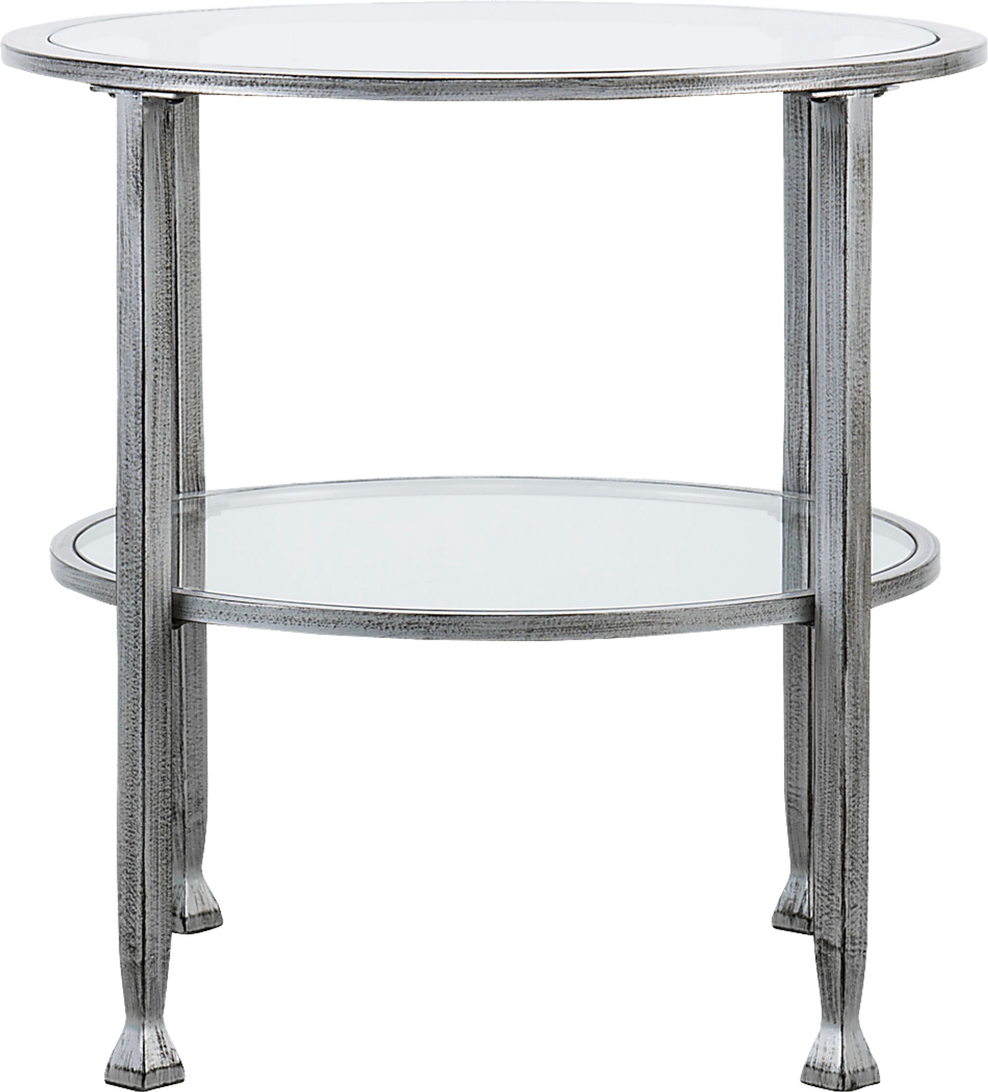 Worston Silver Round End Table - Image 5