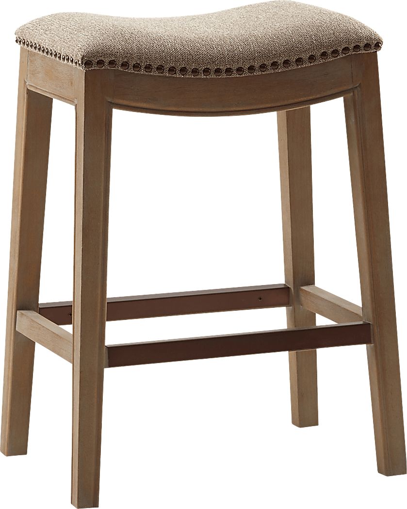 Wortan Beige Counter Height Stool