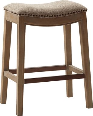 Wortan Beige Counter Height Stool