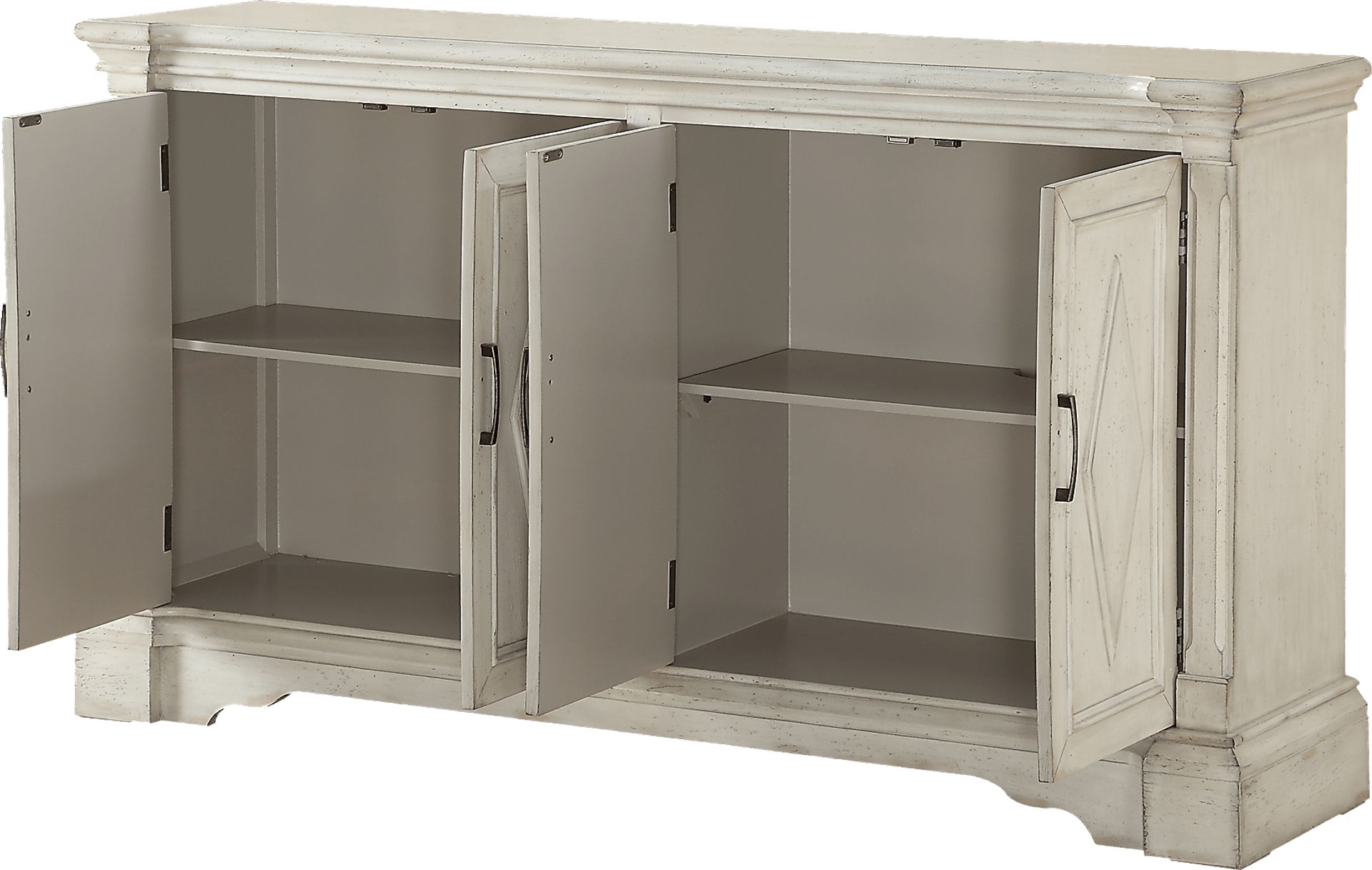 Wortham Beige Credenza - Image 3