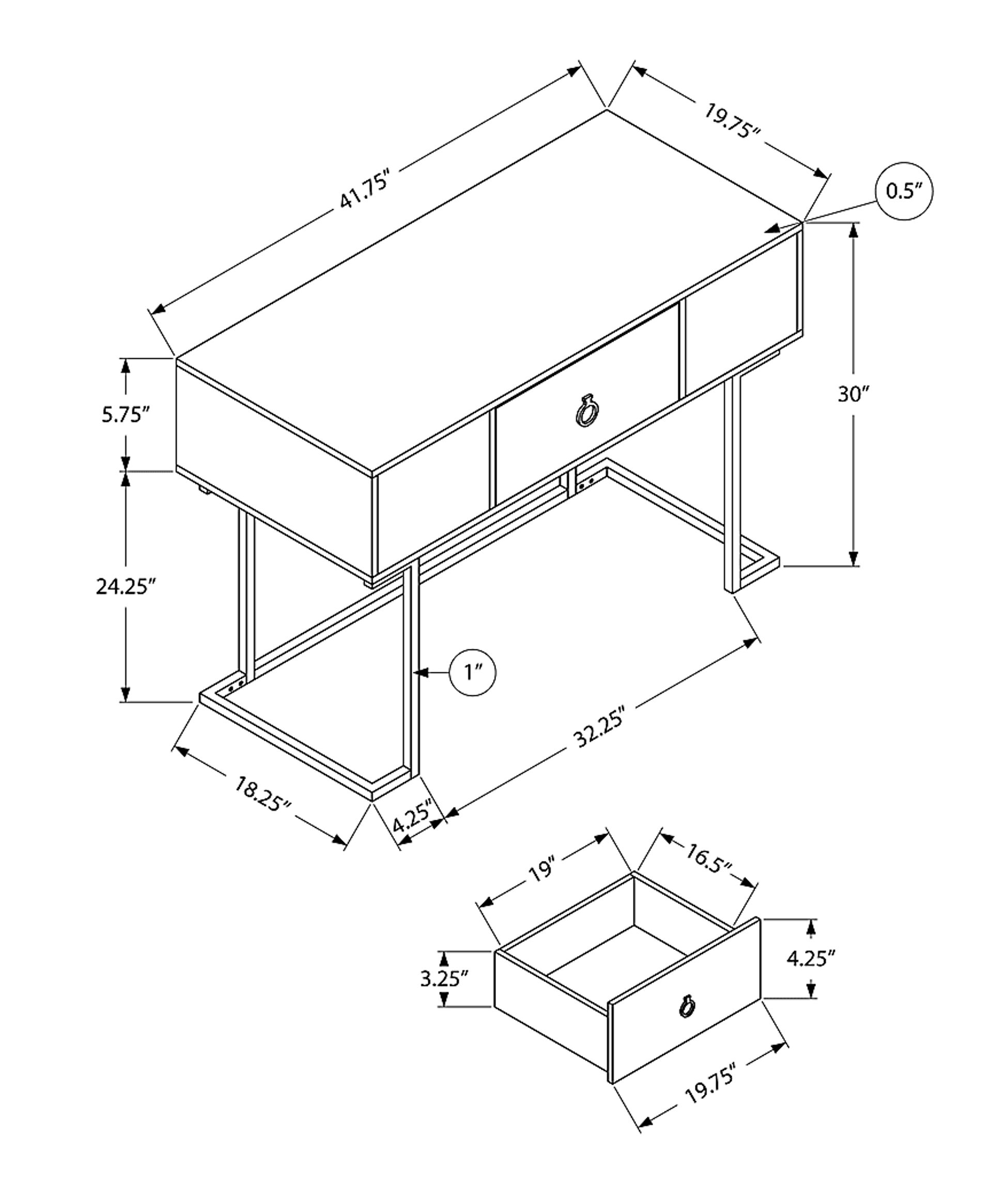 Worthem Gray Desk - Image 12