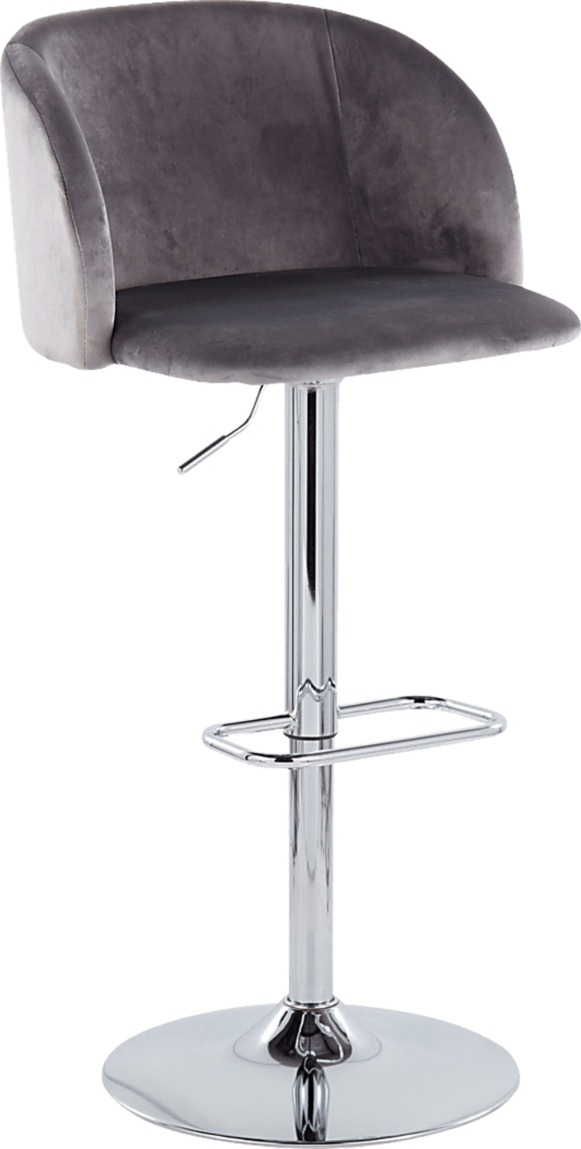 Worthford Gray Adjustable Swivel Barstool, Set of 2 - Image 3