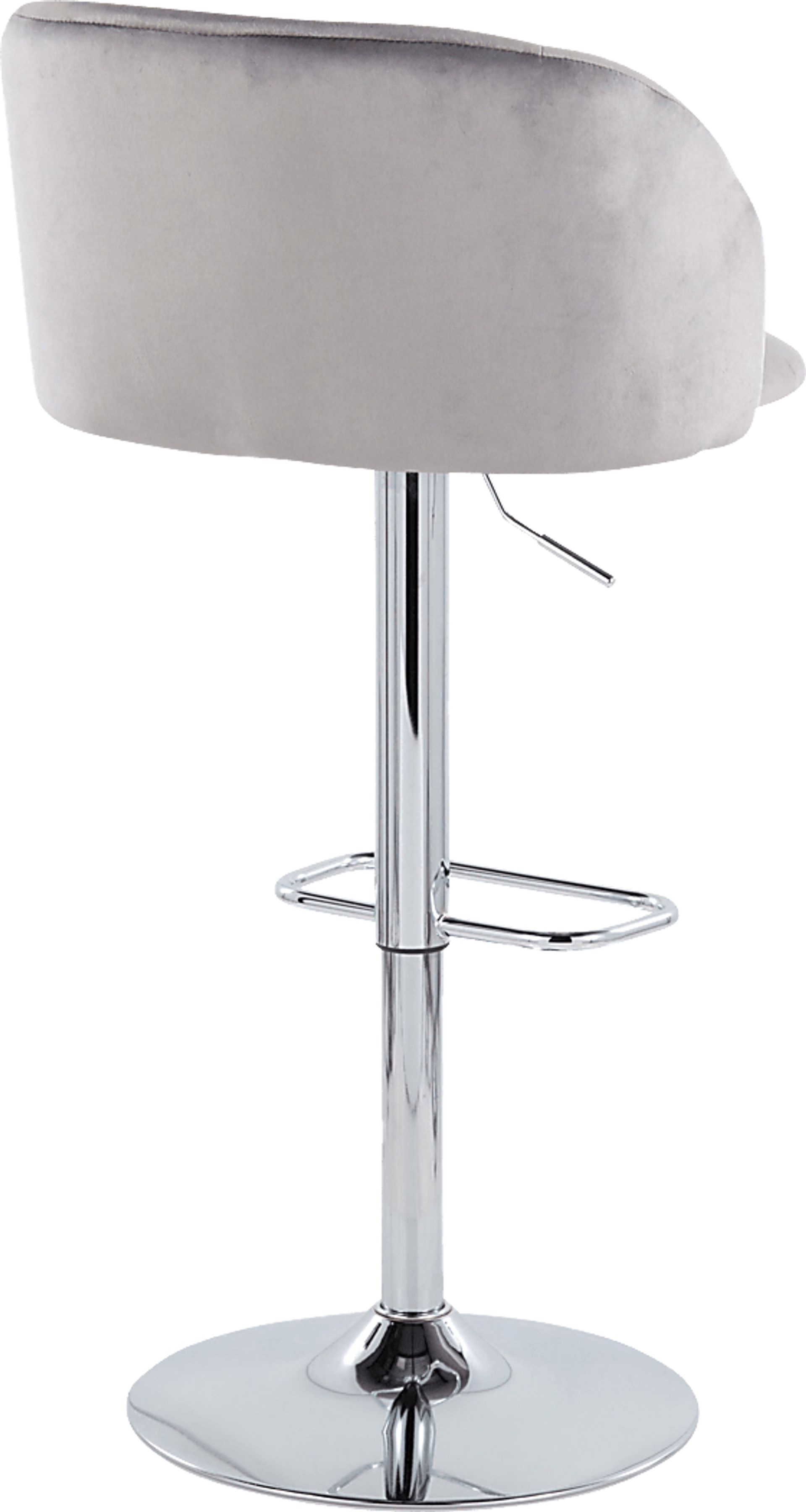 Worthford Gray Adjustable Swivel Barstool, Set of 2 - Image 6