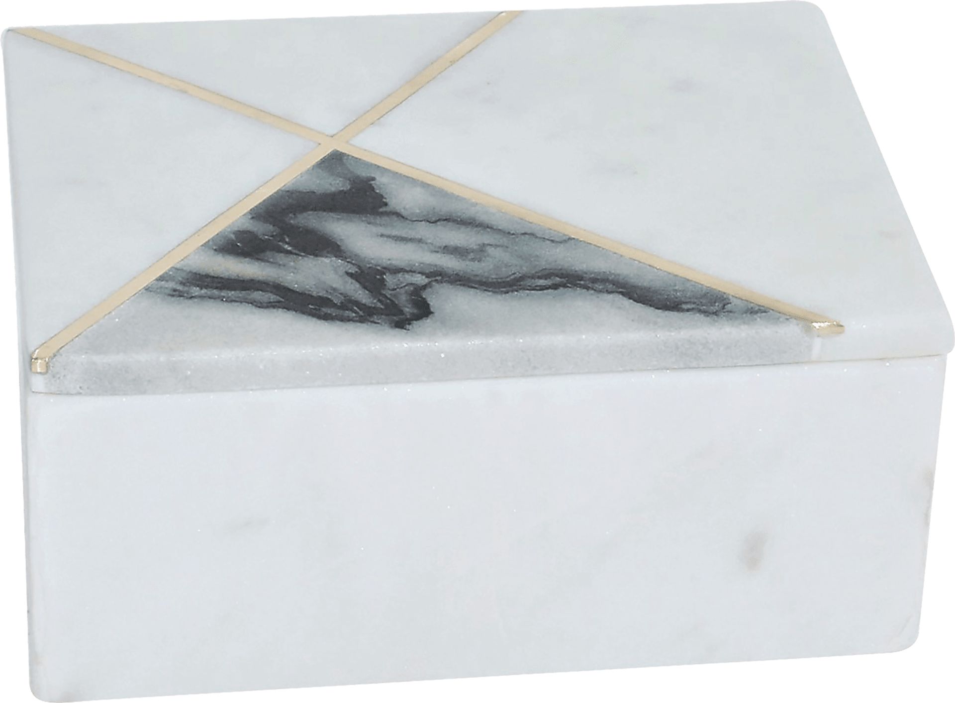 Worthing Gray Decorative Box - Image 1