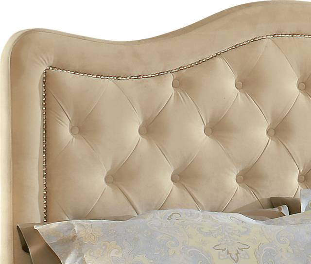 Worwick Beige Queen Upholstered Headboard - Thumbnail - Image 2