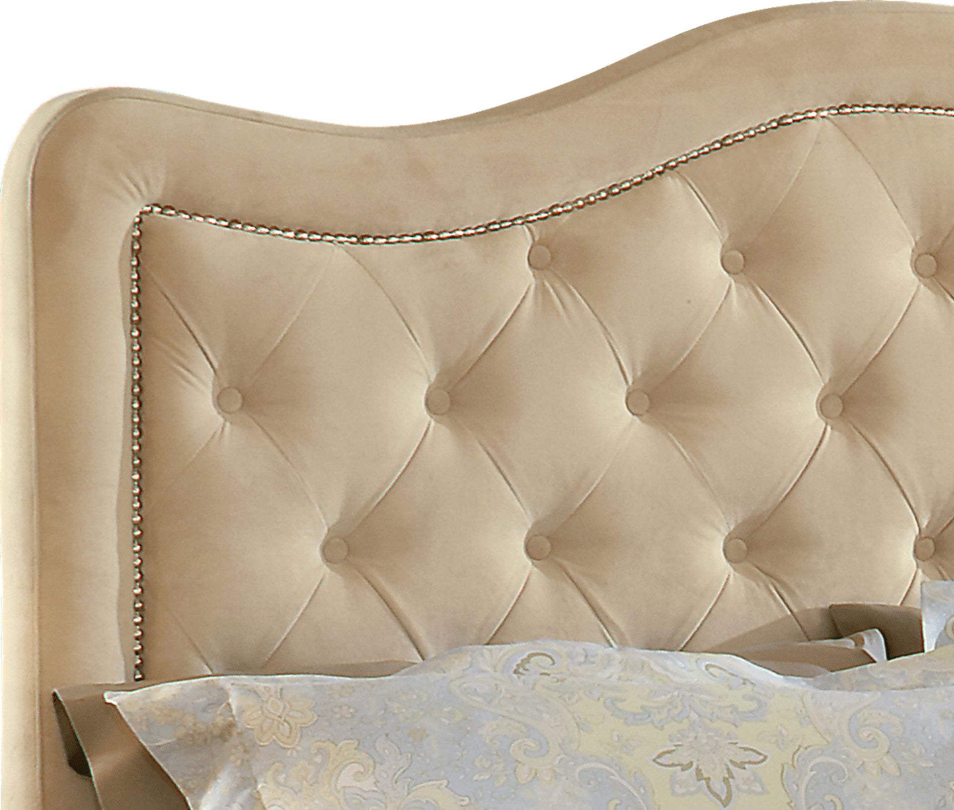Worwick Beige Queen Upholstered Headboard - Image 2