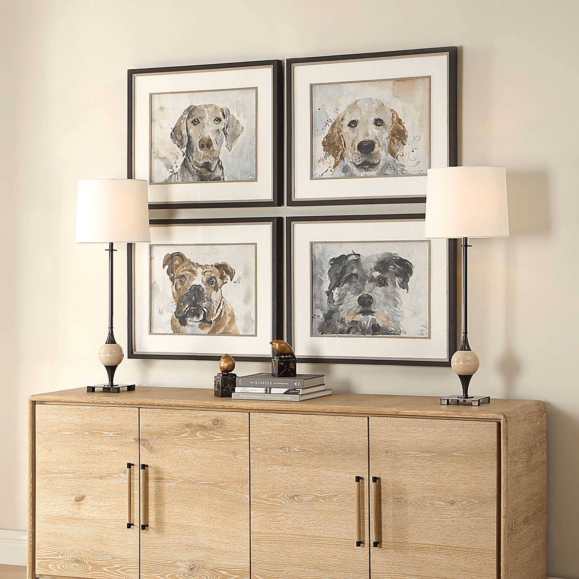 Woulf Gray Artwork, Set of 4 - Image 2