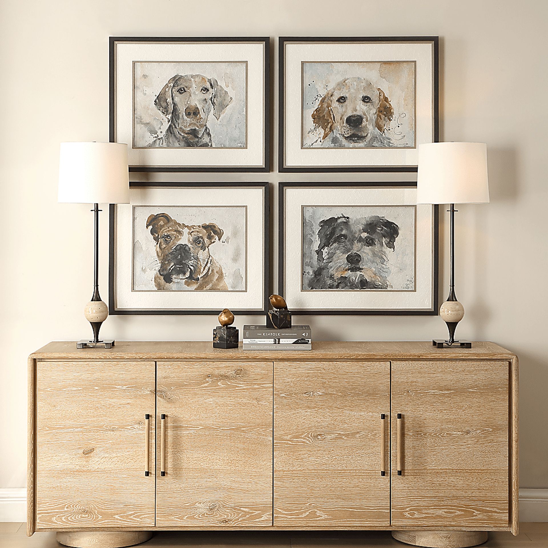 Woulf Gray Artwork, Set of 4 - Image 3