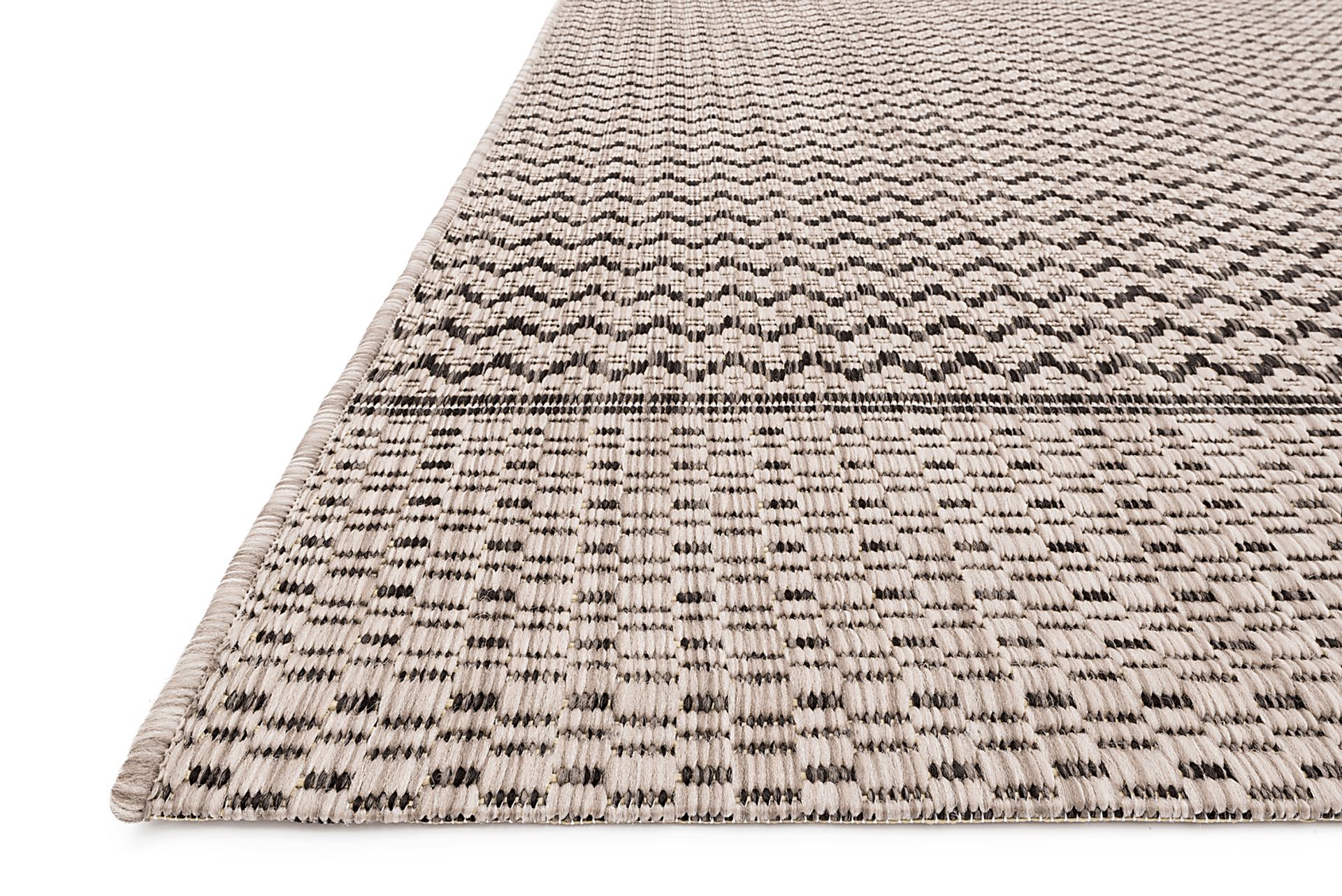 Woven Dune Gray 7'10 x 10'9 Indoor/Outdoor Rug - Image 2