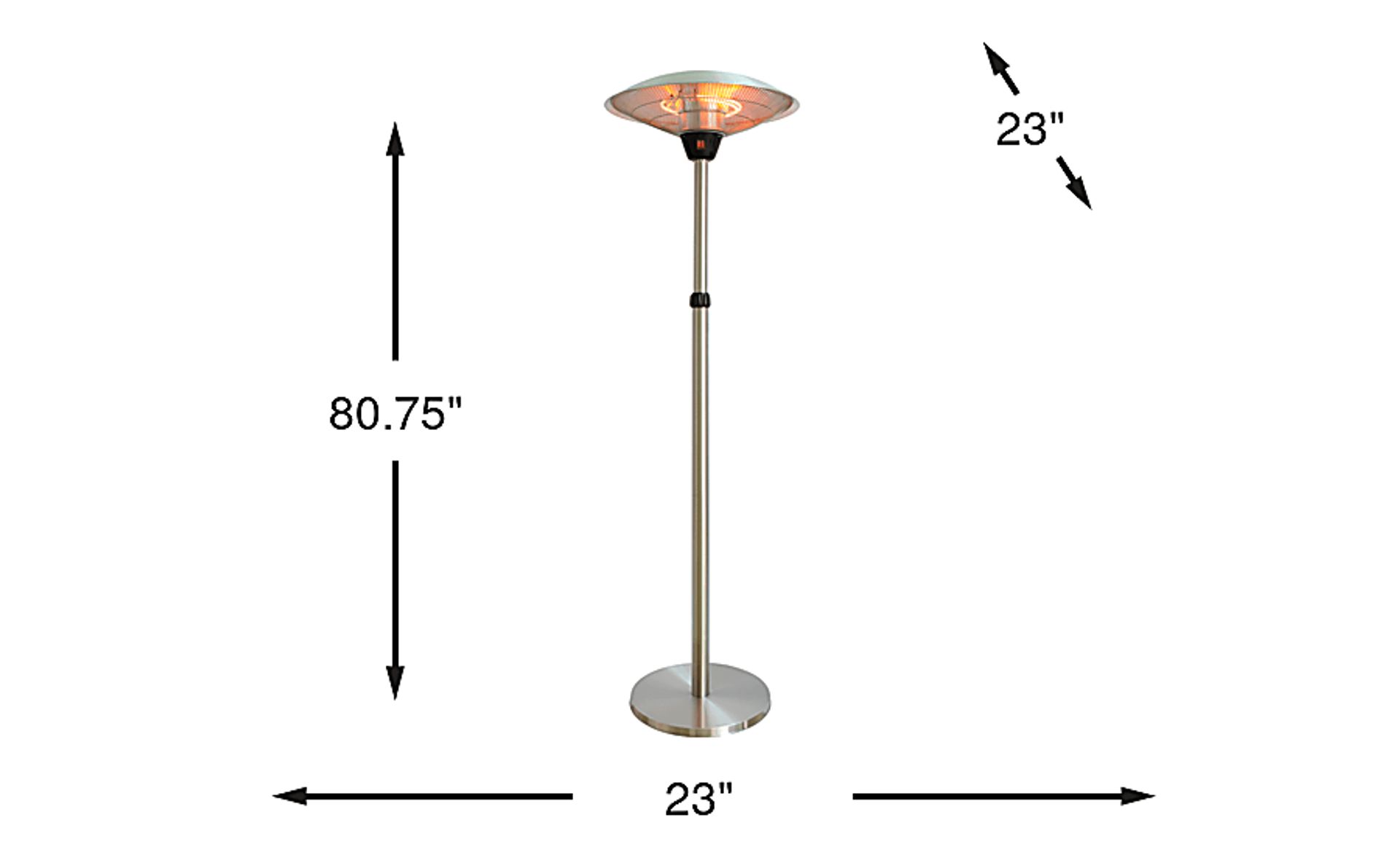 Dimension Image. Please refer to the Dimension Tab on this page for dimension details.