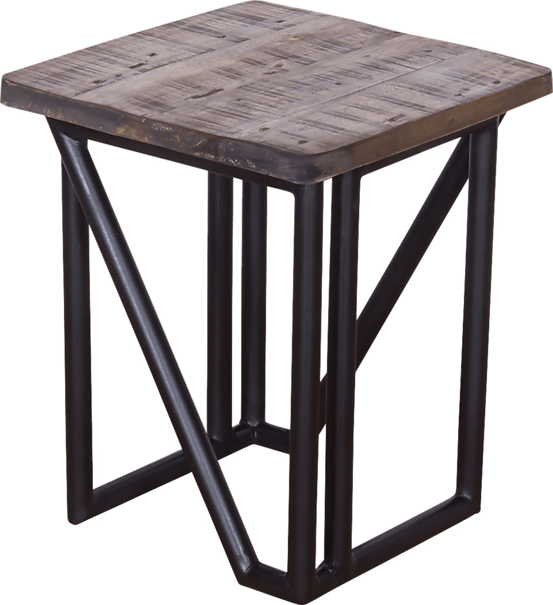 Wrayhill Natural Square Dining Stool - Image 1